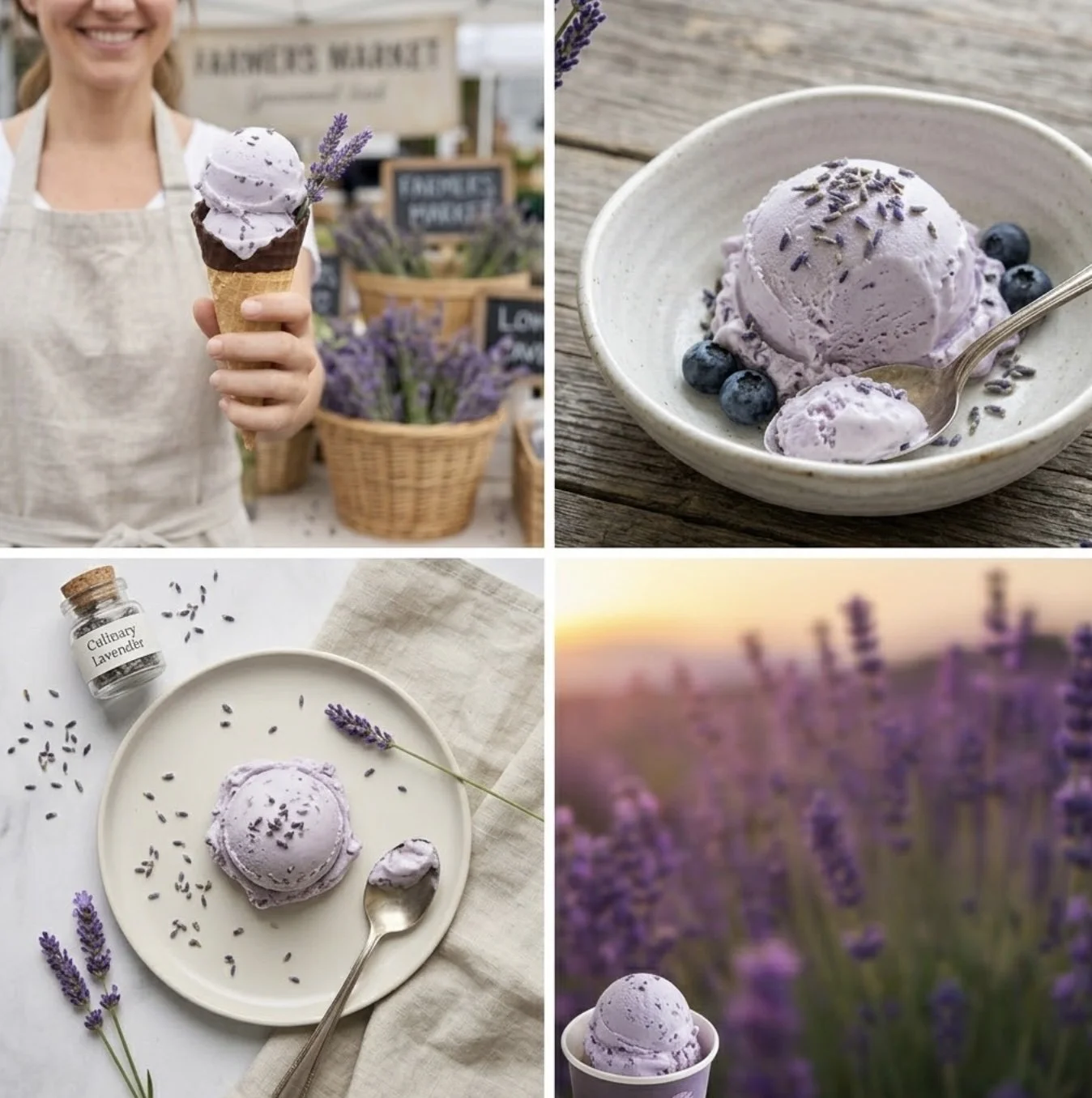 Lavender ice cream Farzaneh Valley Lavender.jpg
