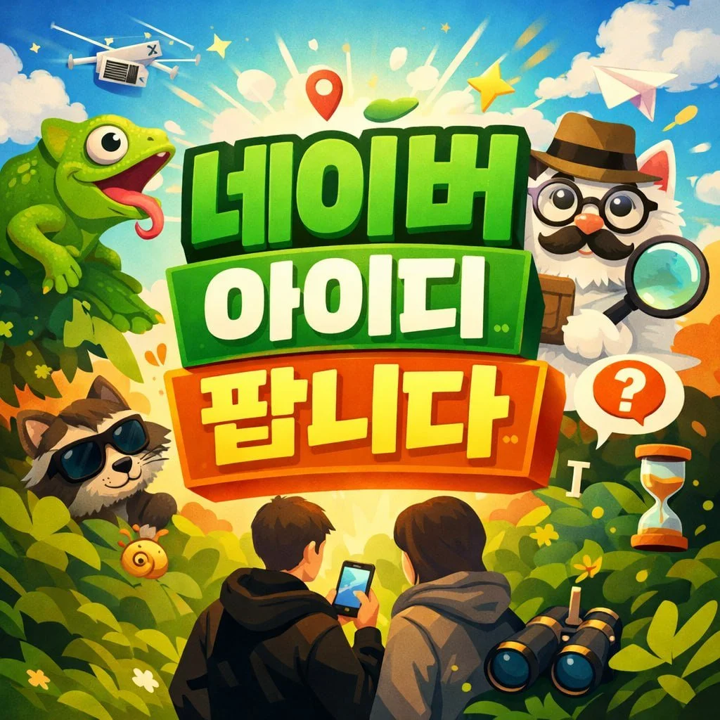 네이버 아이디 팝니다