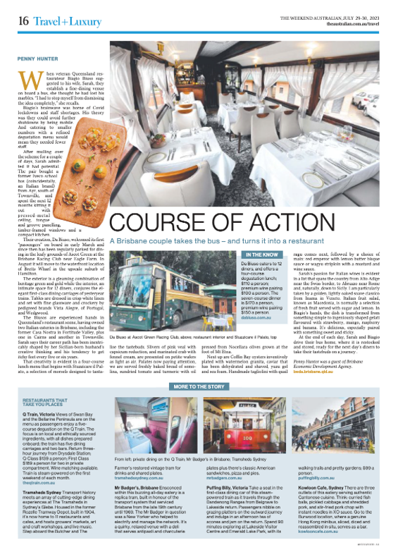 The Australian story on Da Biuso.