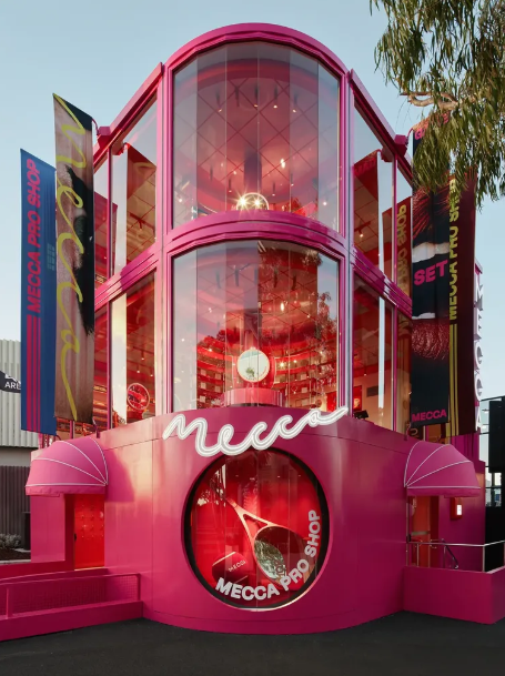 A photo of the Mecca AO 2026 pop-up.