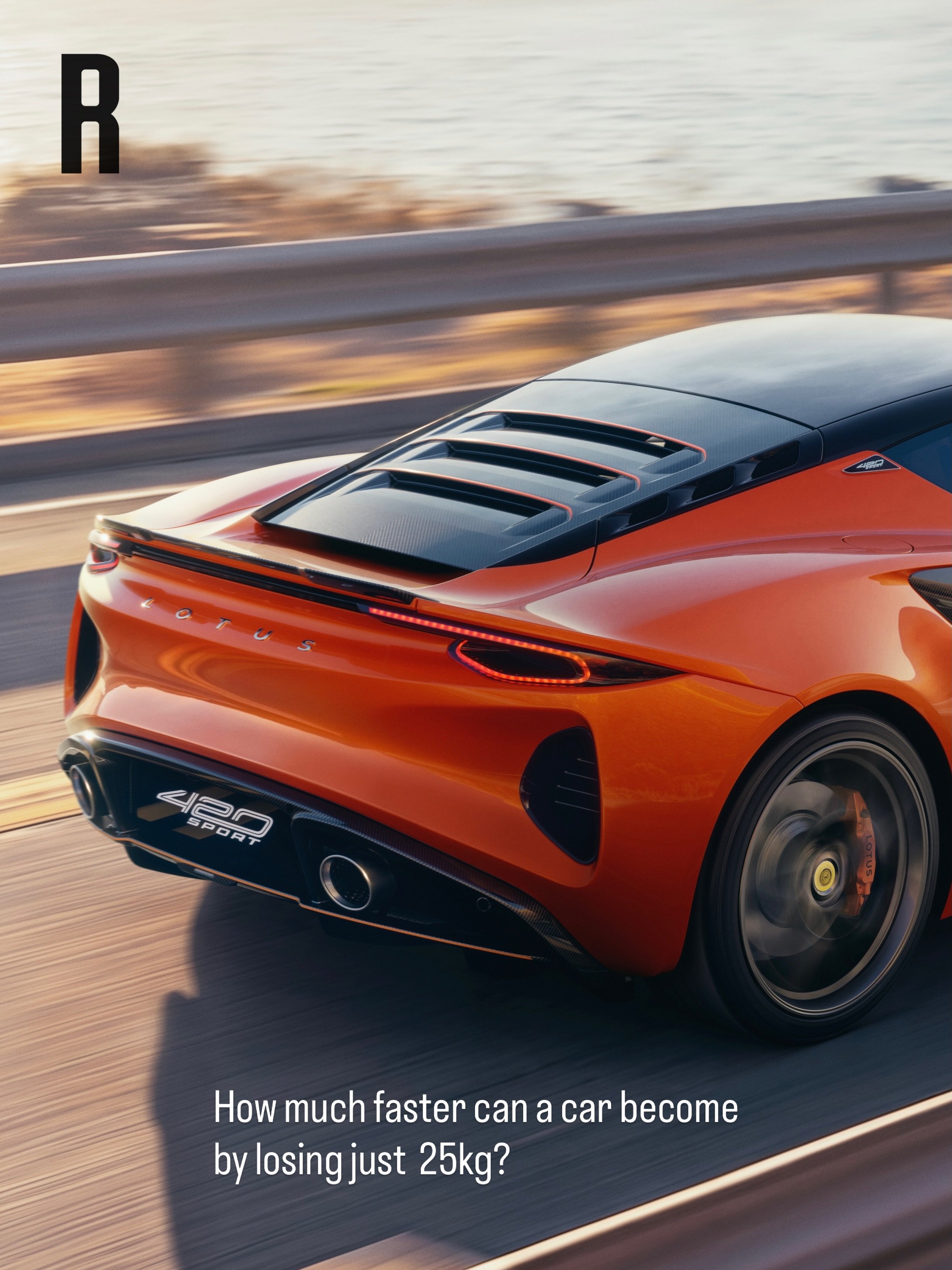 New Lotus Emira 420 Sport. The lightest, most powerful and most aerodynamically focused Emira yet. And perhaps the closest thing we&rsquo;ve seen to Colin Chapman&rsquo;s philosophy in years. Powered by AMG&rsquo;s turbocharged 2.0 litre four cylinde