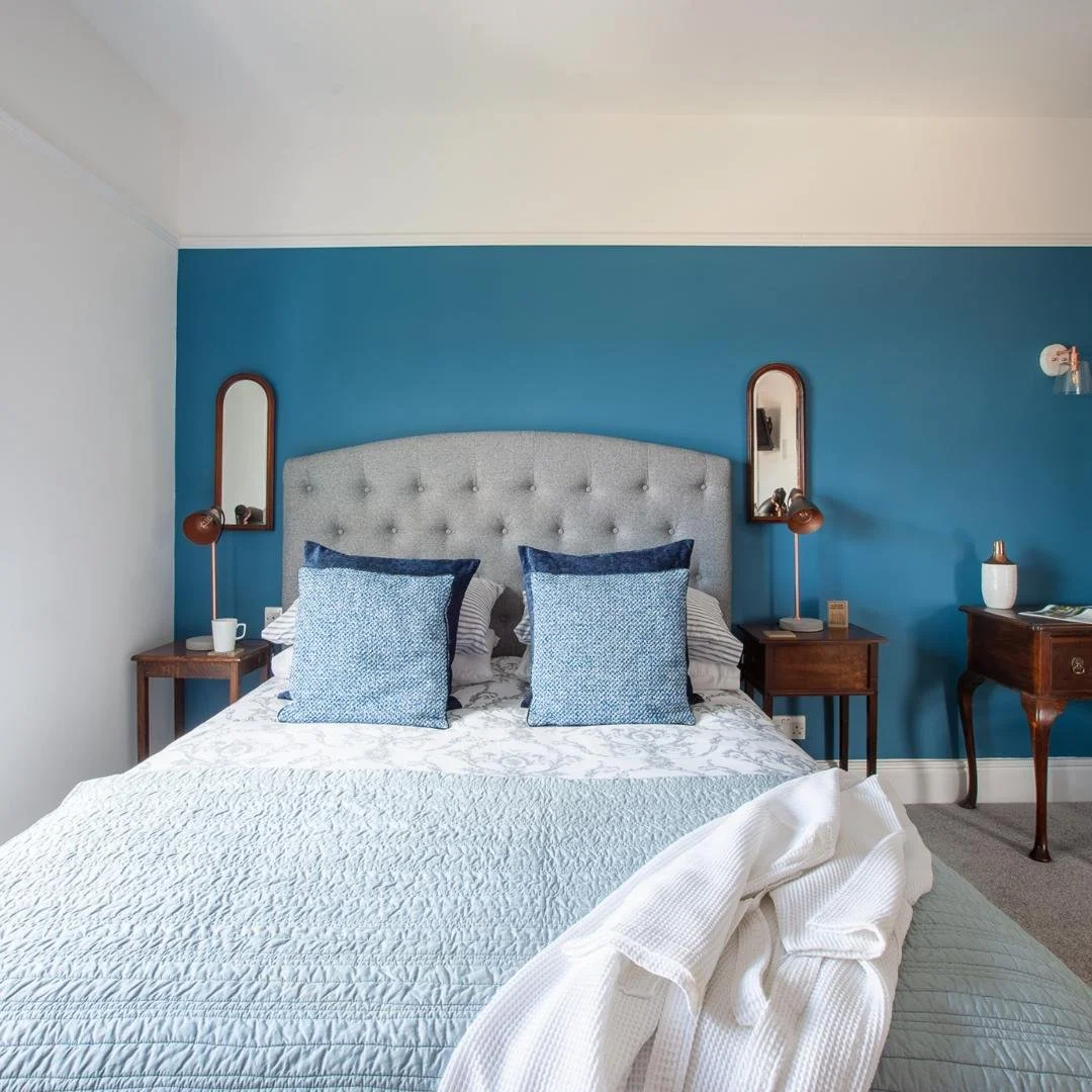 A calm and cosy space for your Isle of Wight getaway 💙✨
This is one of our freshly updated en-suite rooms here at The Caledon &mdash; bright, modern and designed for a comfortable, relaxed stay in the heart of Cowes.

We&rsquo;re just a short walk f