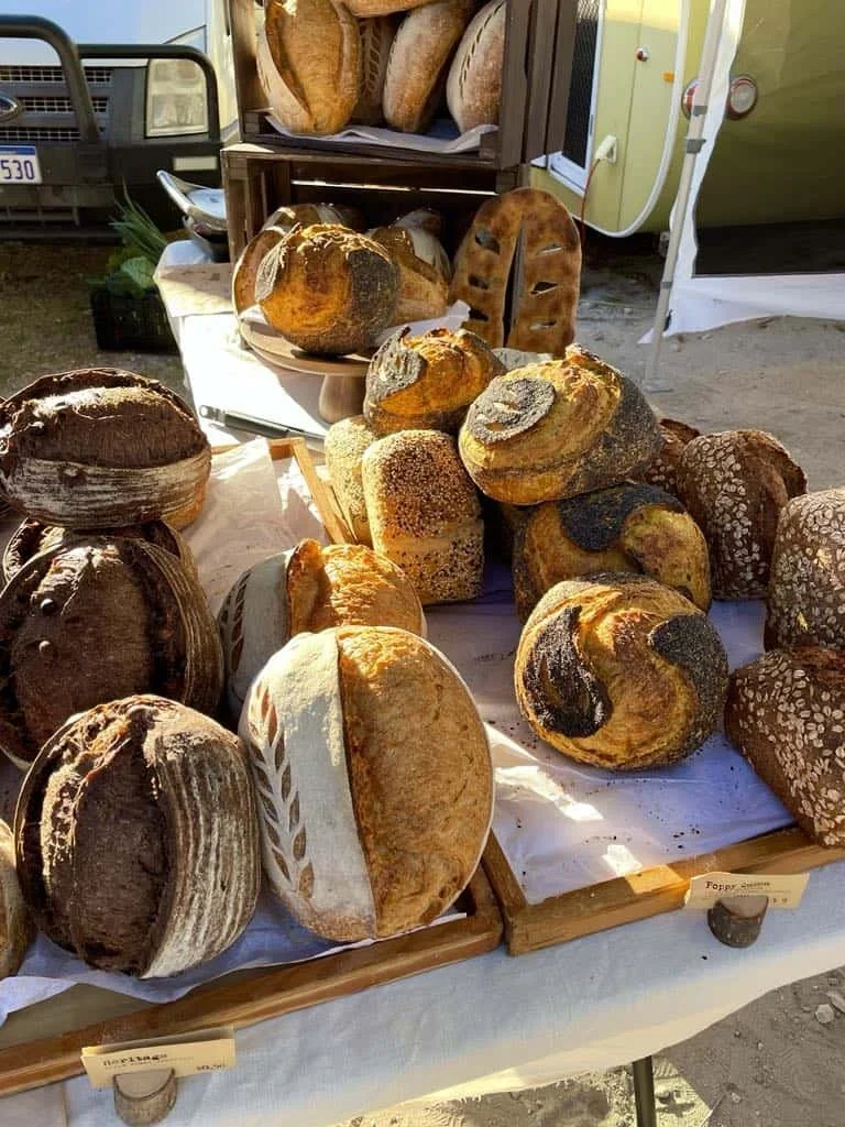 bread at farmers market