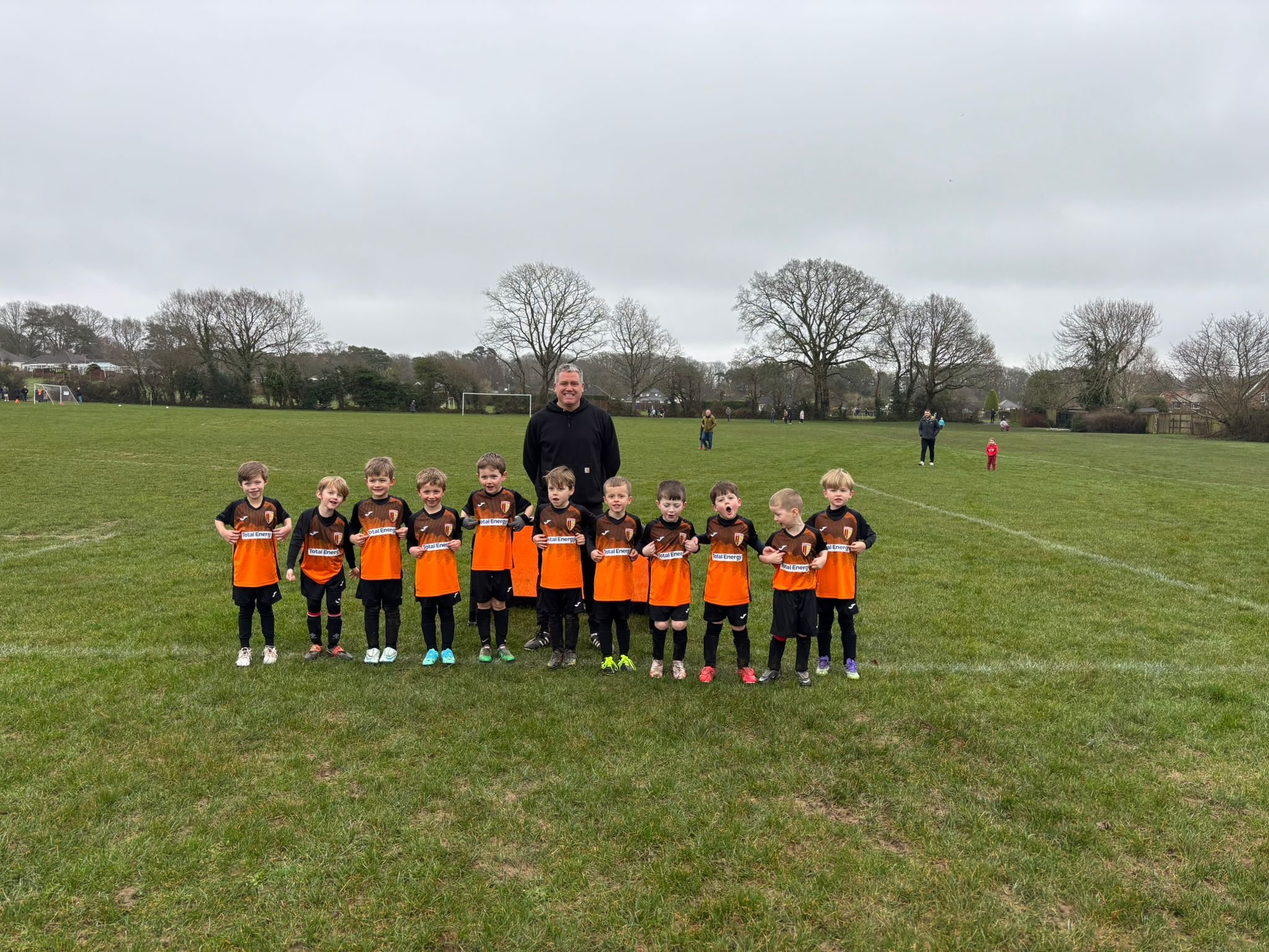 Our U5 n 6s with there brand new orange kit, sponsored by Total Energy.