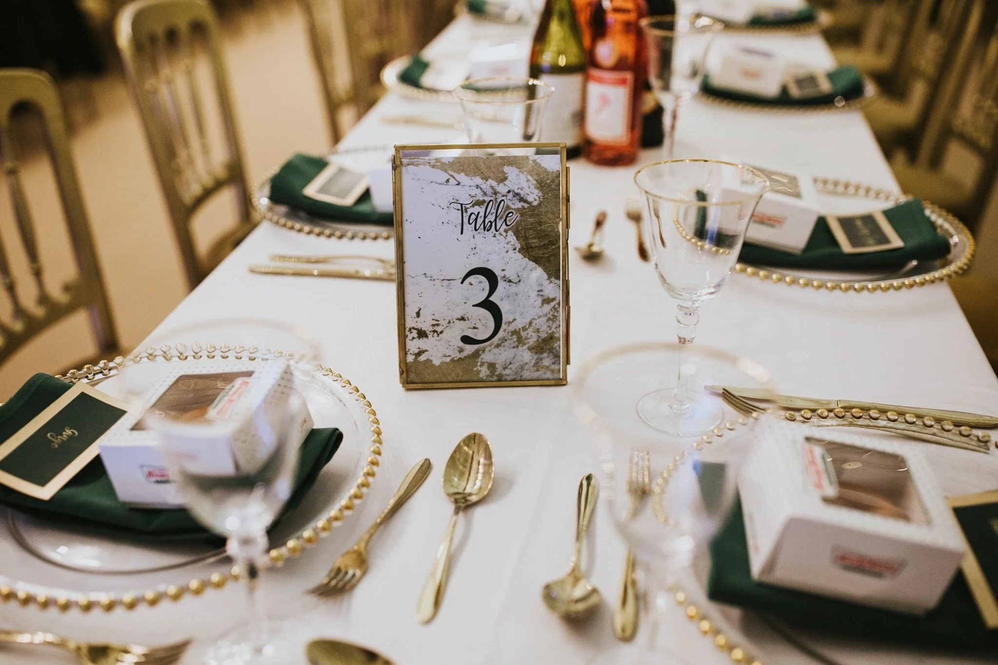 NYE Wedding Table Layout