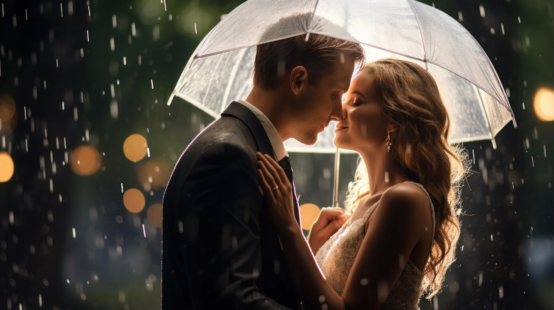 Rain day and wedding bliss