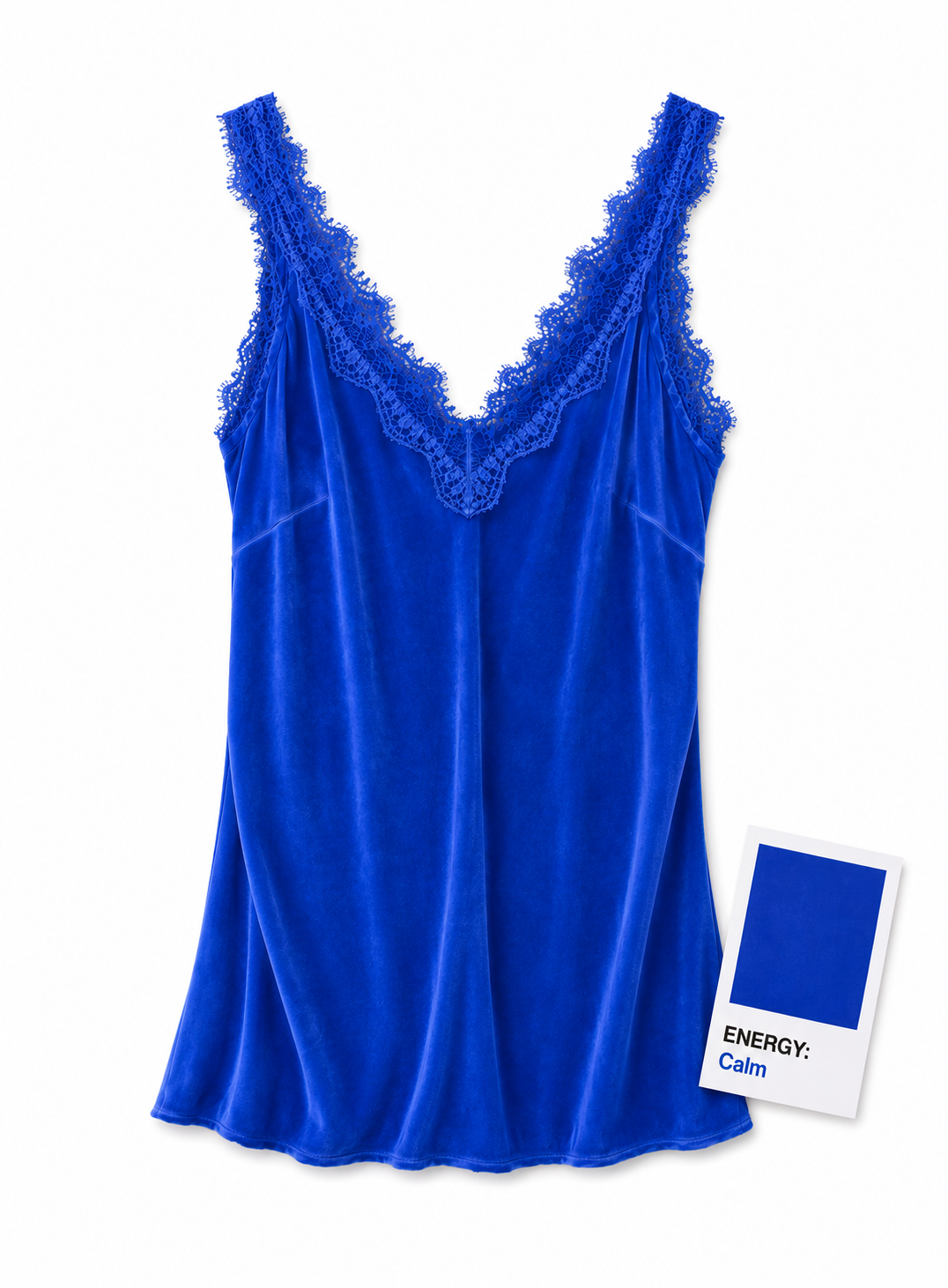 Lucy Lace Camisole - Cobalt