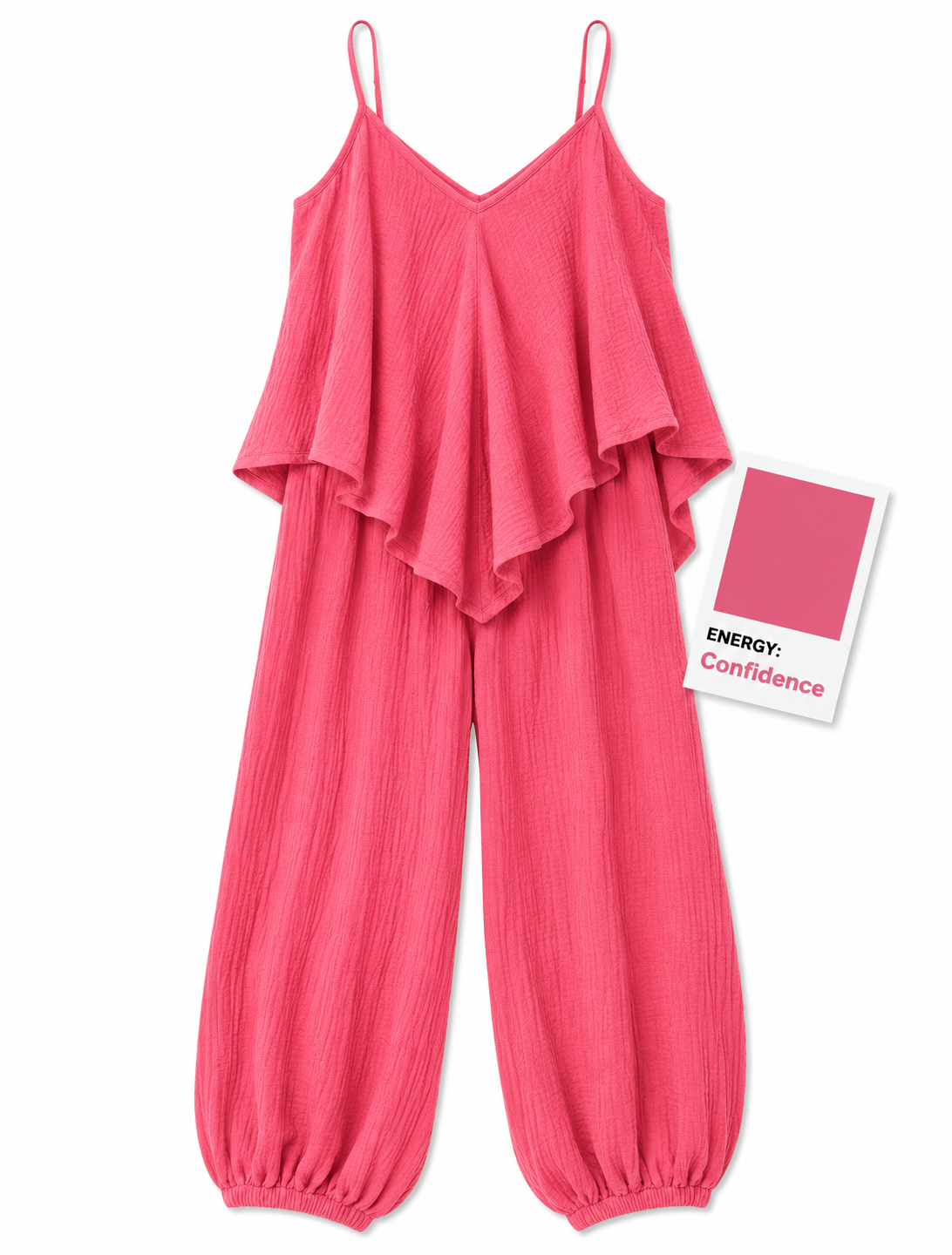 Barefoot Co-ord - Coral