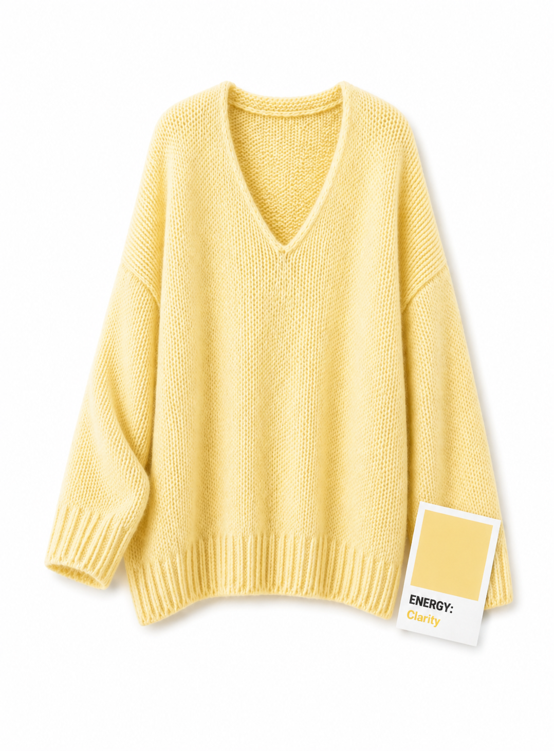 Ella Slouch Knit - Lemon