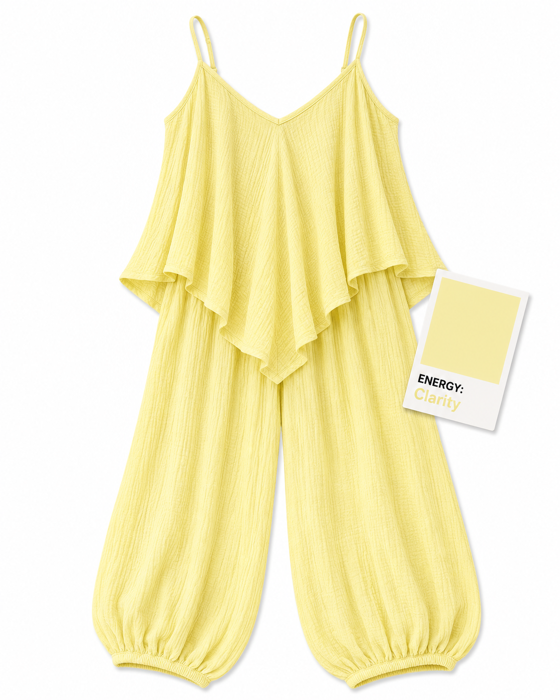 Barefoot Co-ord - Lemon