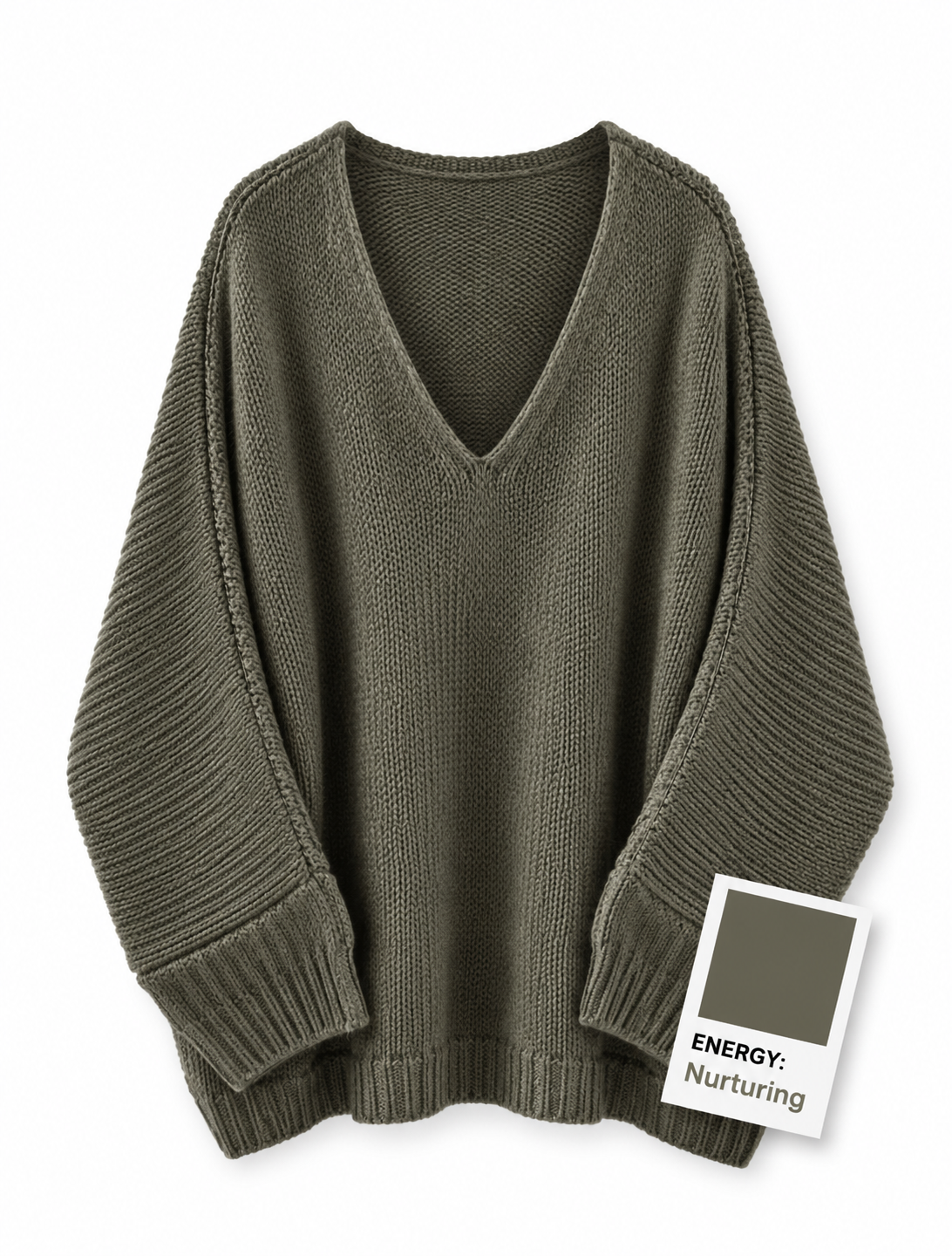 Ella Slouch Knit - Khaki