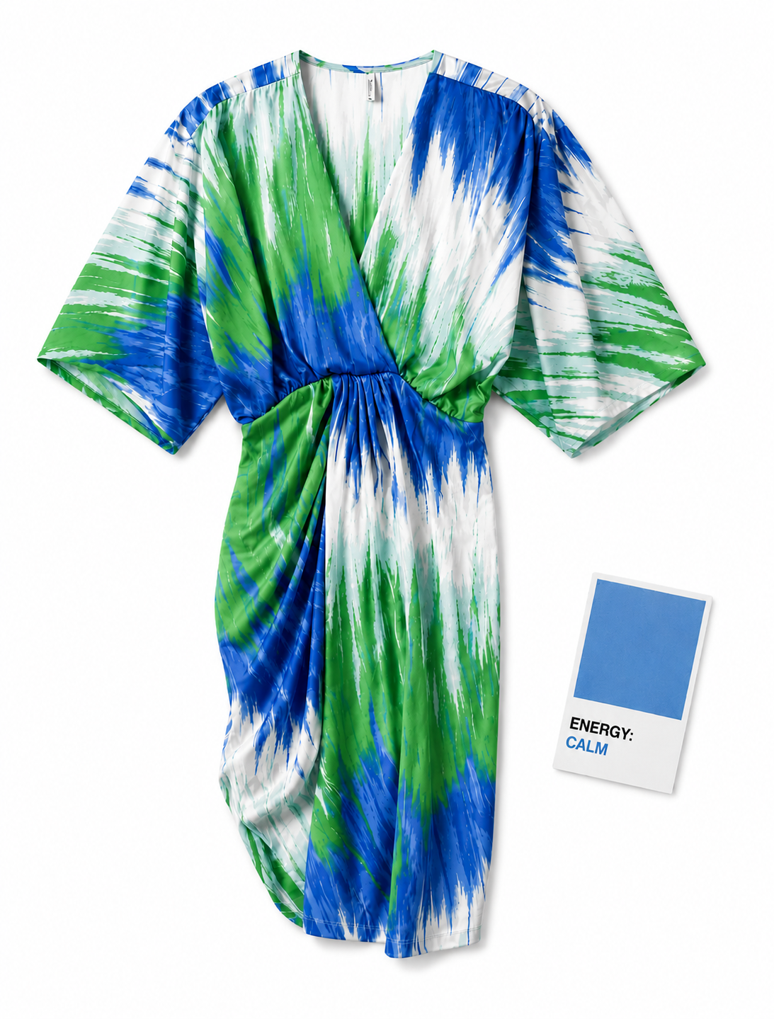 Silky Scribble Dress
