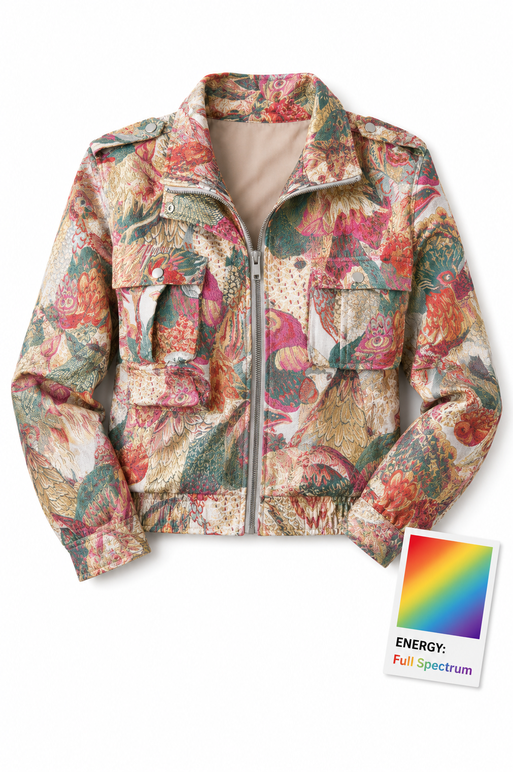 Bird Print Jacket