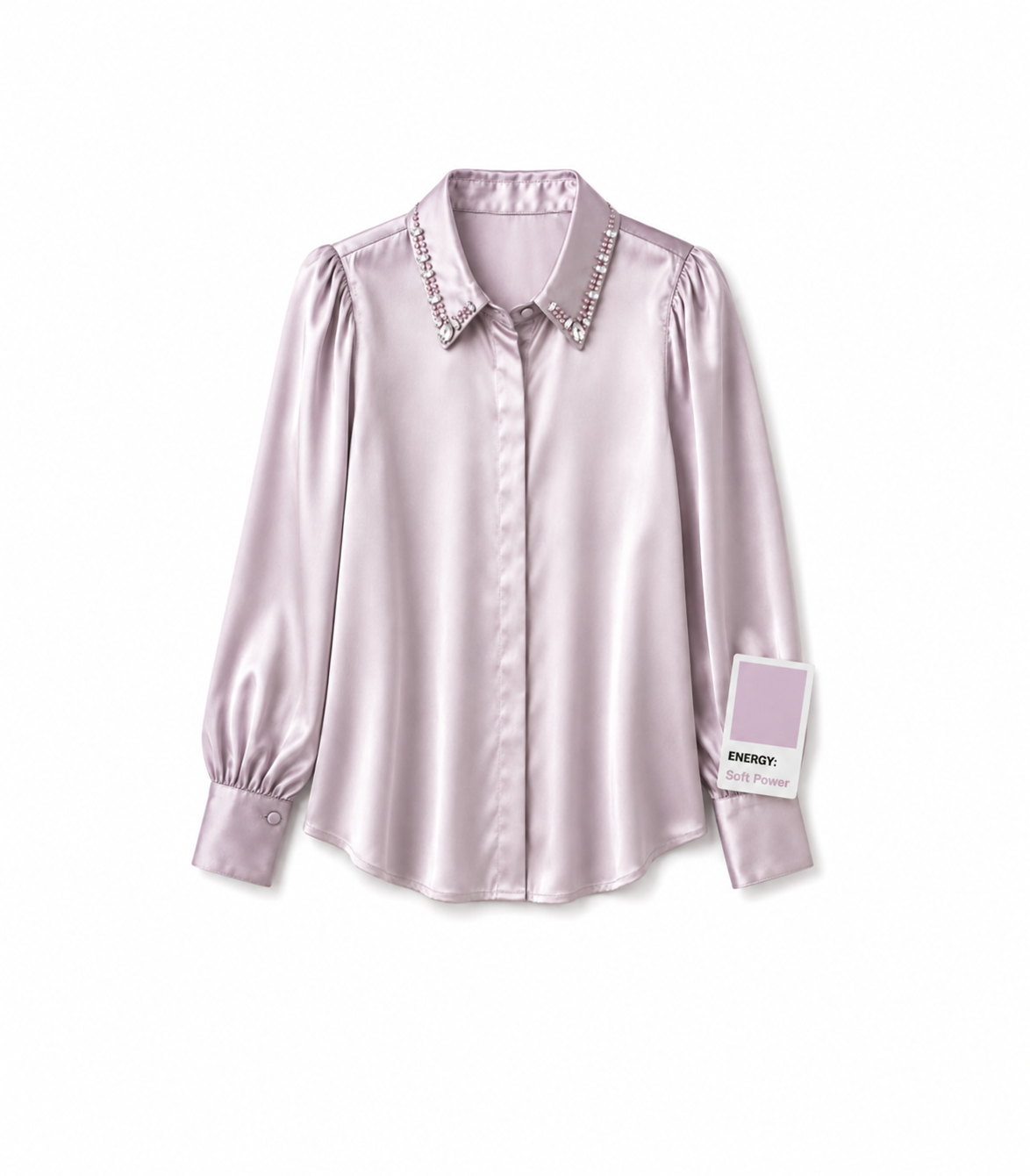 Satin Luxe Shirt - Pink