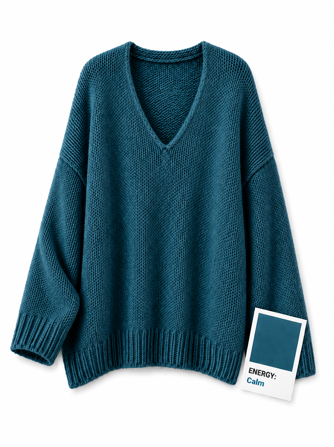 Ella Slouch Knit - Teal