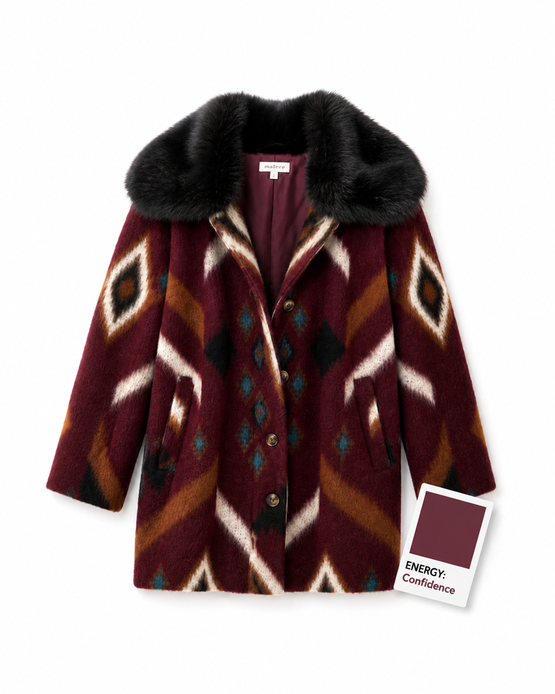 Ellie Coat - Plum