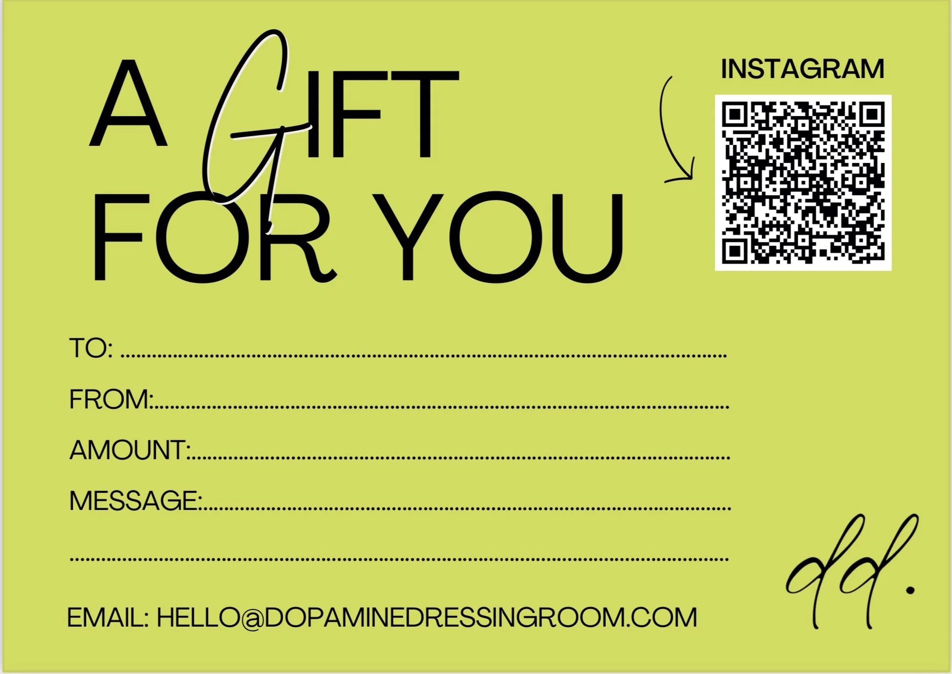 DD Gift Voucher