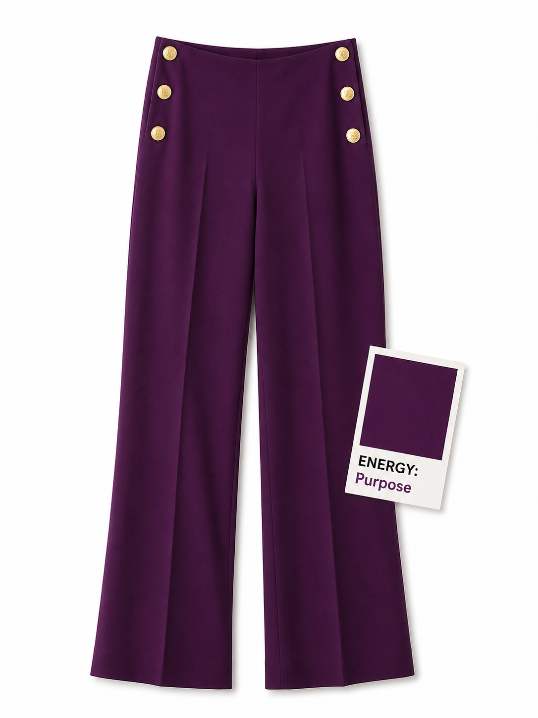 Taylor Stretch Pants - Purple