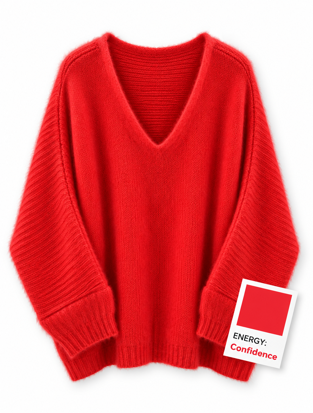 Ella Slouch Knit - Red