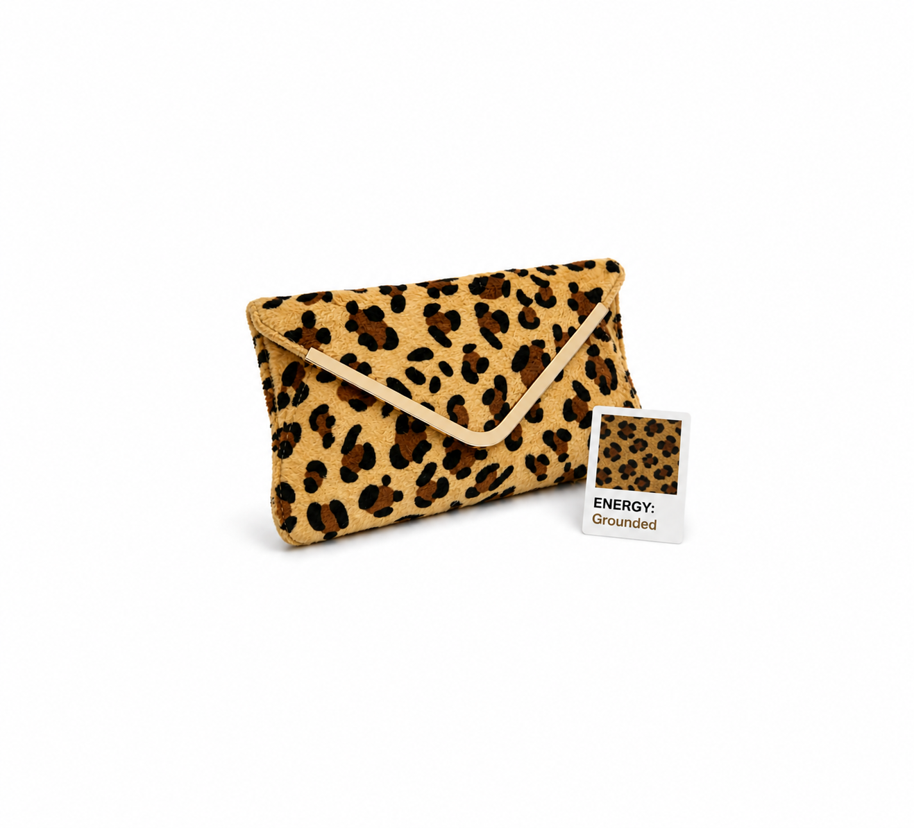 Lizzie Envelope Clutch - Leopard Print