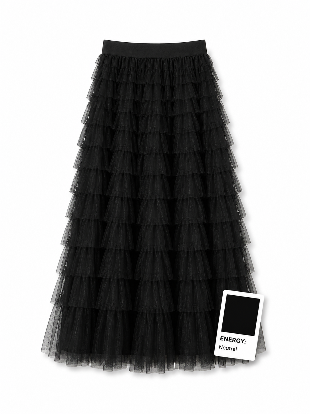 Olivia Tulle Skirt - Black
