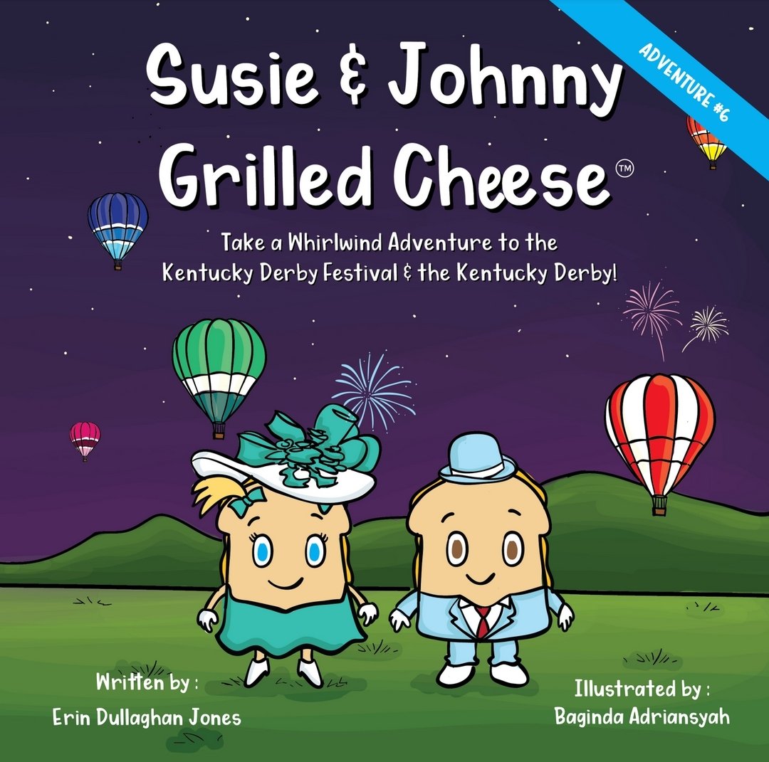 Prepare for a whirlwind adventure with Susie &amp; Johnny at the Kentucky Derby Festival! 🐎🥪 
#KentuckyDerby #GrilledCheeseAdventures #susieandjohnnygrilledcheese
#childrensbook
#childrensbookseries
#readingisfun
#booksrule
#grilledcheeseadventure
