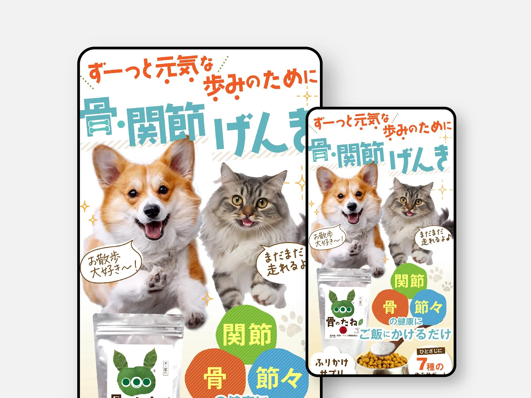 【健康食品】ペット用サプリLP
