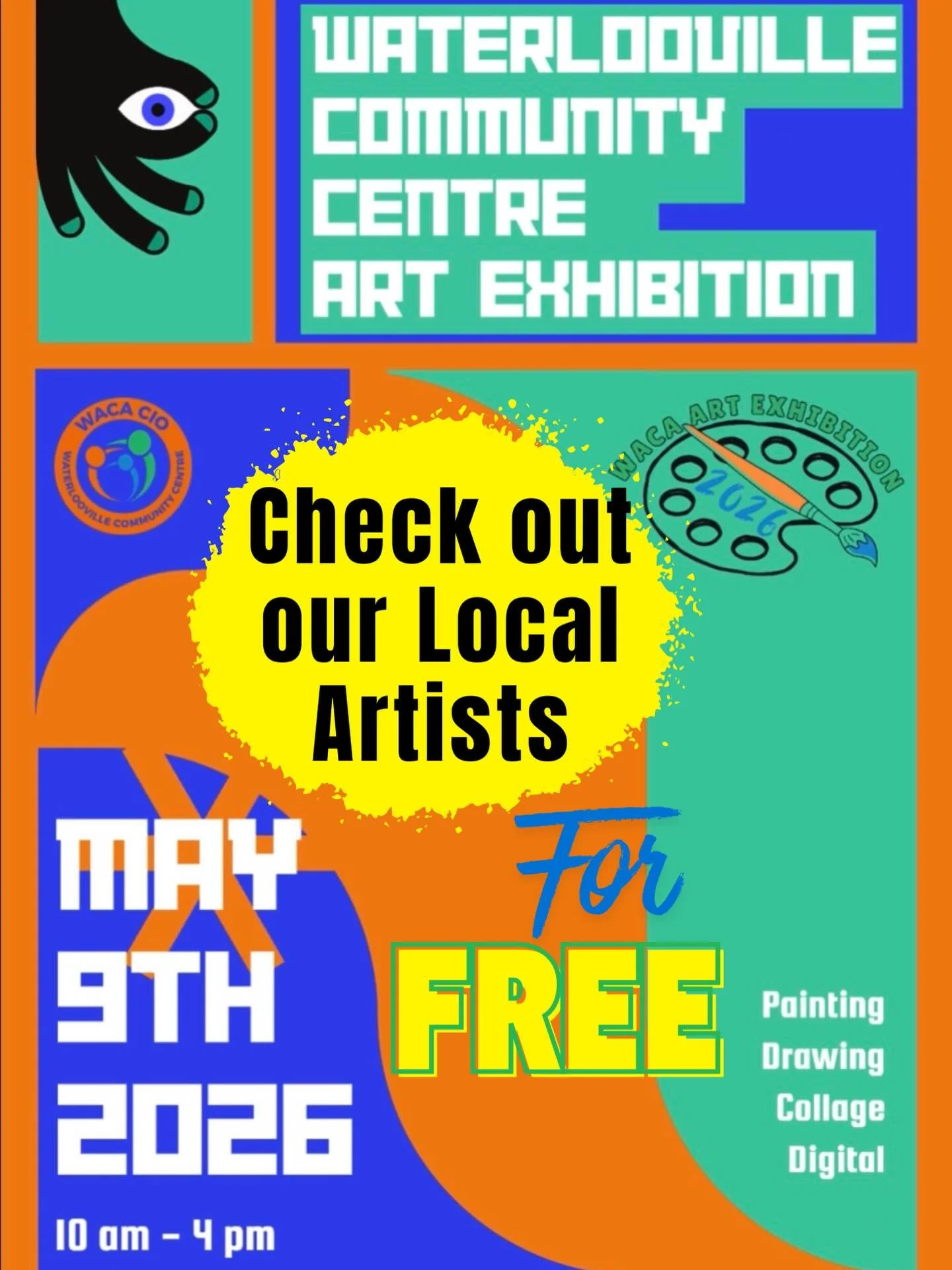 Art Exhibition at @waterloovillecommunitycentre next week is finally here - I shall be emailing everyone tomorrow and getting our week ahead organised, so please keep an eye out on your. Emails.

If you have any questions: Email: admin@dragonflyartsc