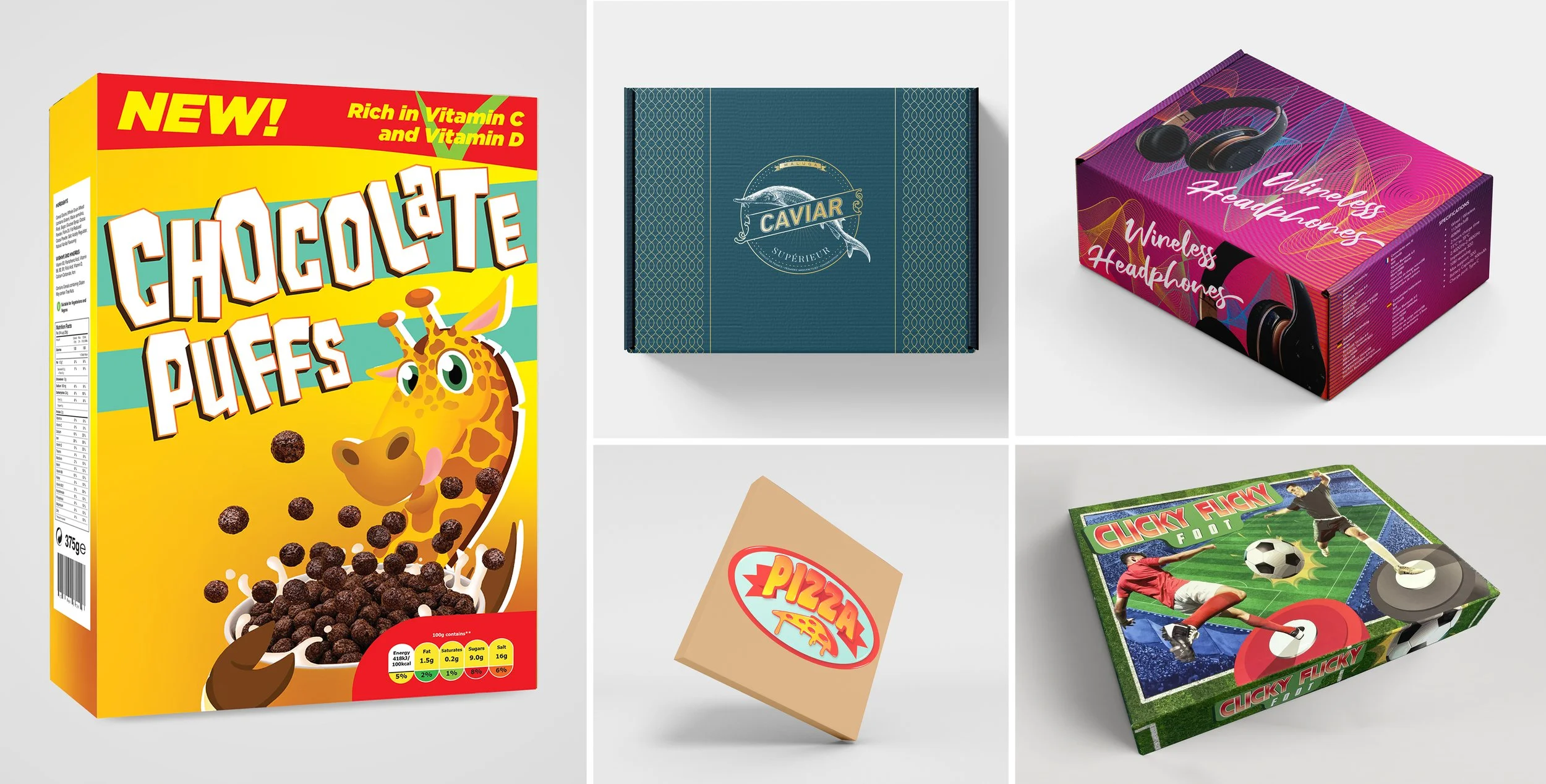 Various boxes created for Channel 4’s ‘Hollyoaks’