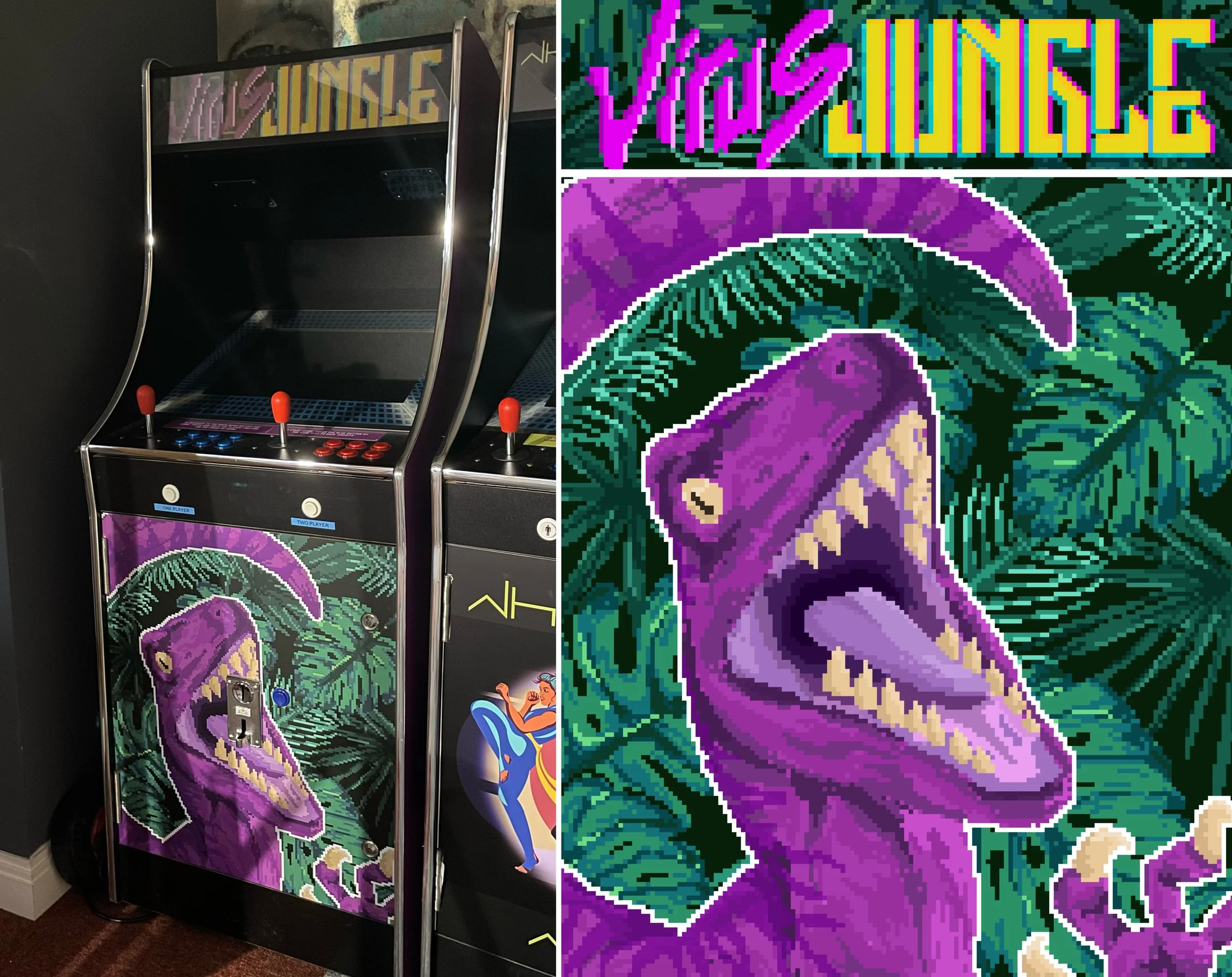 Pixel artwork created for an arcade game on Channel 4’s ‘Hollyoaks’