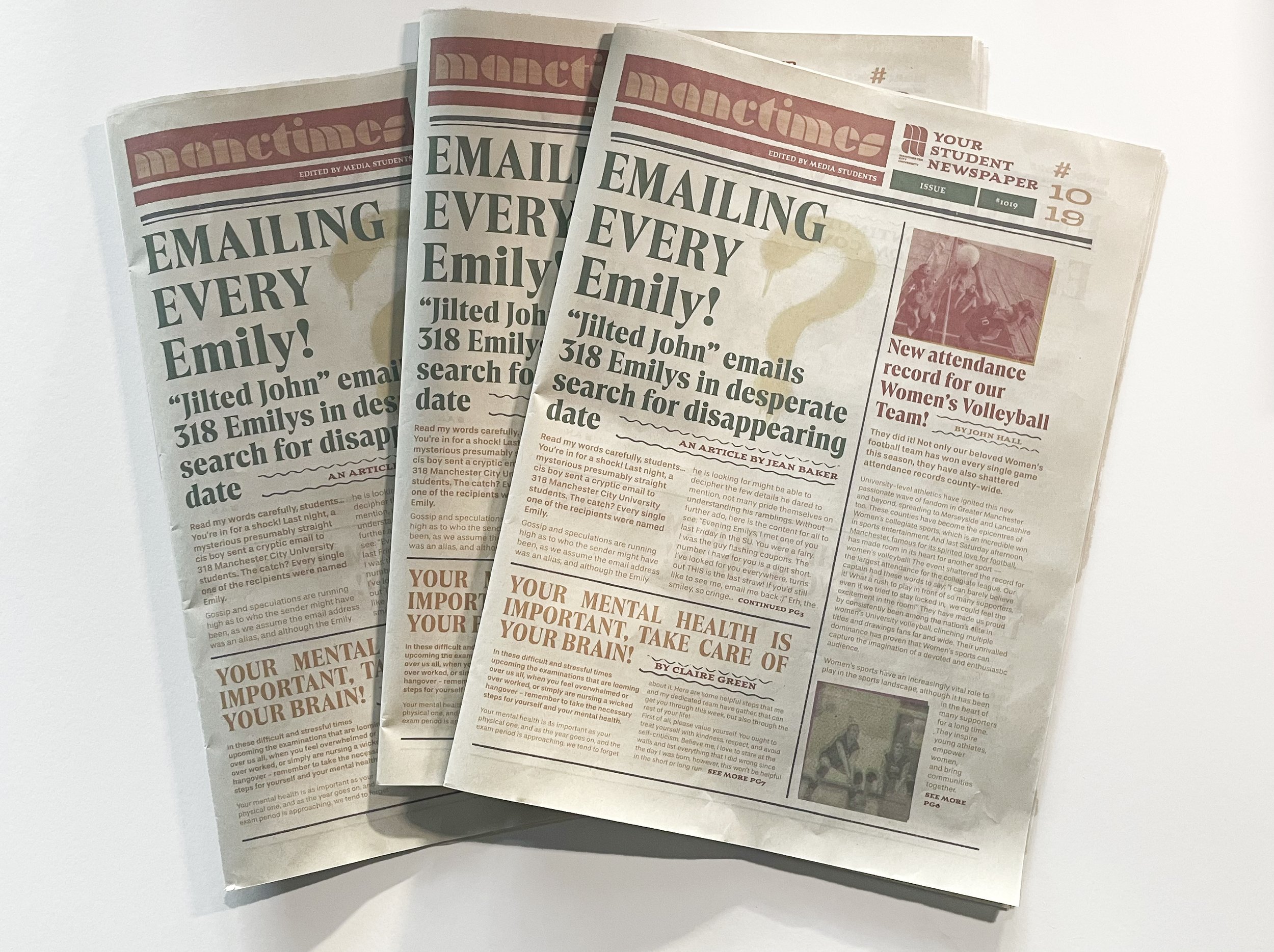 Hero Newspaper Covers