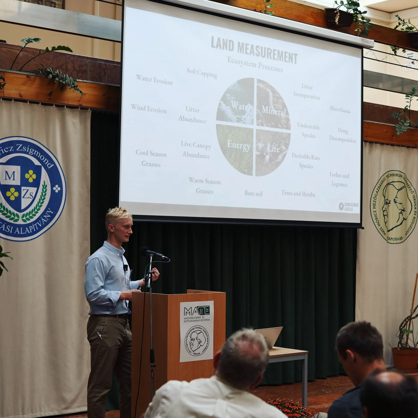 RegenAg in Hungary

* @mateuniversity Agricultural conference*

Lovely 3 day conference with a great roster of regenerative talks by @dedesproject @toonooba.working.dogs @change_grazing Dale Strickler and many more

1. Giving a talk on @conscious_cat