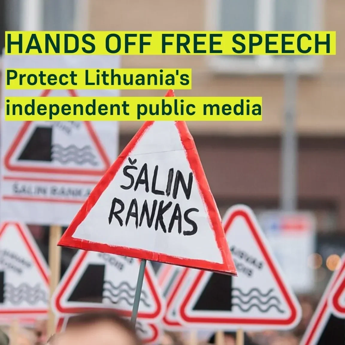 Lithuania: hands off free speech!