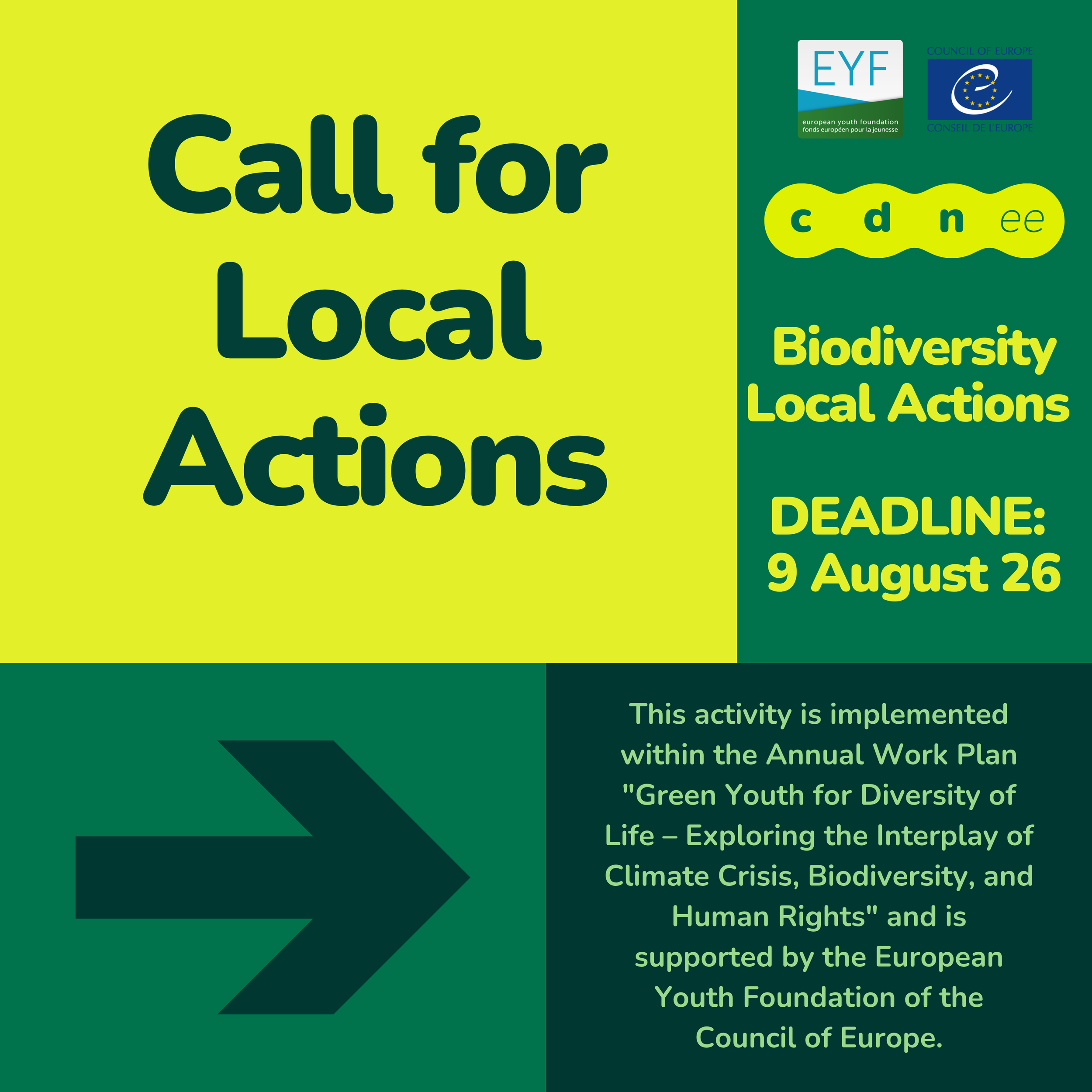 Call for Biodiversity Local Actions 2026