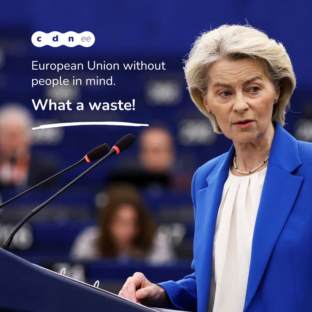 European Union without people in mind. What a waste!