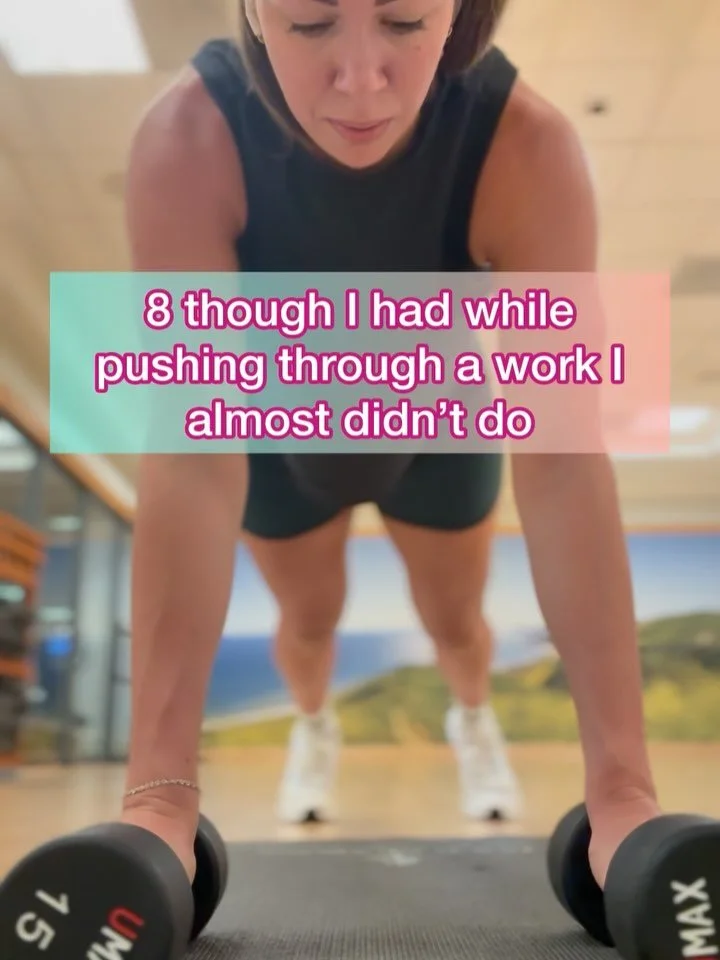 Some days, showing up for yourself feels harder than others.
You&rsquo;re tired. Unmotivated. Maybe even questioning if it&rsquo;s worth it.

But those are the days that matter most.
Not because the performance is perfect&hellip;
But because your com