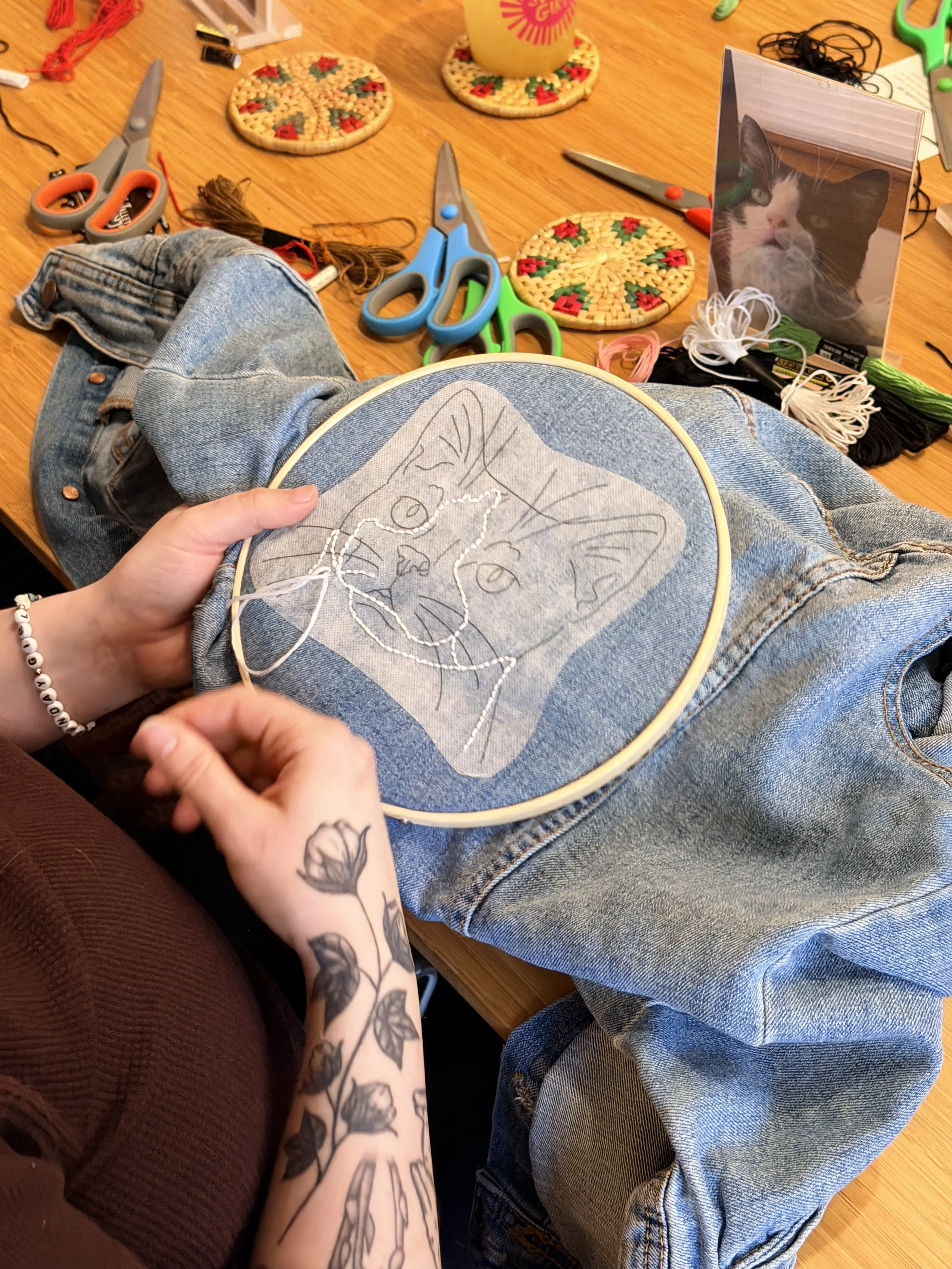 Pet Embroidery Workshop - 7/15
