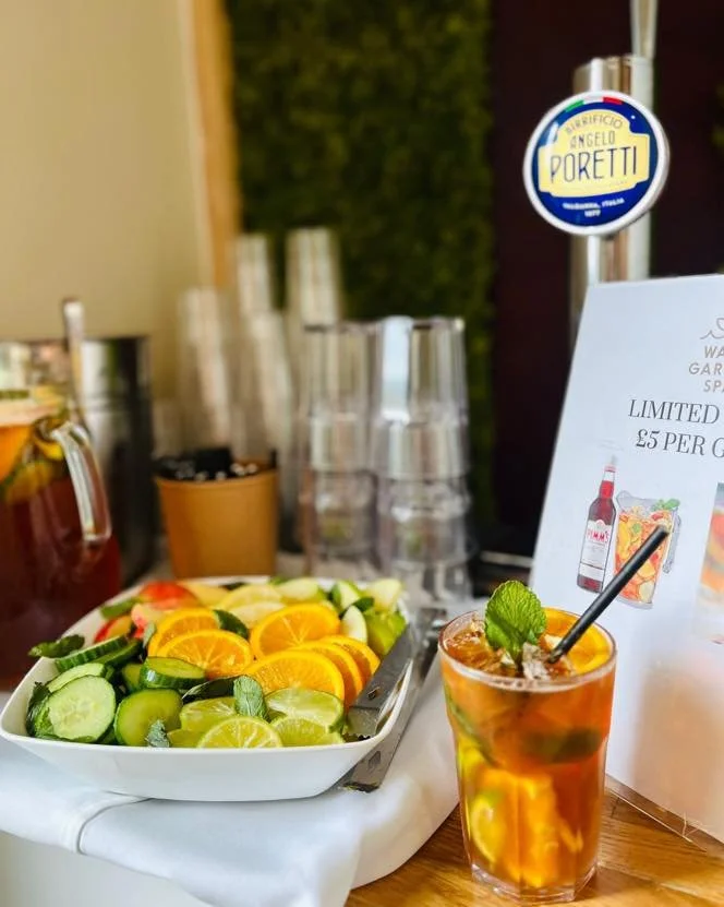 🍓🍹 Weekend Special at Wave Garden Spa! 🍹🍓

Soak up the summer vibes with a refreshing Pimm&rsquo;s &ndash; just &pound;5 per glass! 🌞
Available this weekend only, from 1pm to 5pm.

Come sip, relax, and unwind in style. ✨
#WaveGardenSpa #PimmsOCl