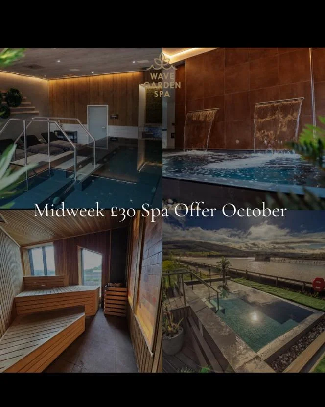 🍂✨ October Offer #3 &ndash; Midweek Spa Escape | &pound;30pp ✨🍂

Take a break from the week and recharge at Wave Garden Spa&hellip; 🌿

💧 2 hours of spa access to unwind, restore, and reset
📅 Available Monday &ndash; Thursday throughout October
?