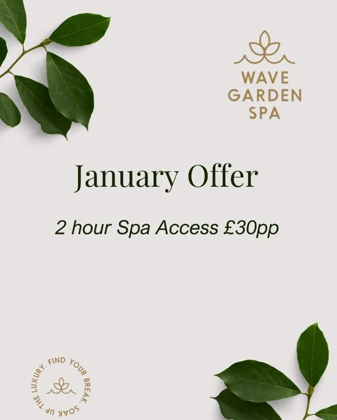✨ &pound;30 SPA ACCESS ✨
Our most loved spa offer is back!

Enjoy 2 hours of Wave Garden Spa access for just &pound;30pp 💦
The perfect way to relax, reset and kick-start January the right way. 

Available Monday-Friday during January 2026. 

Unwind 