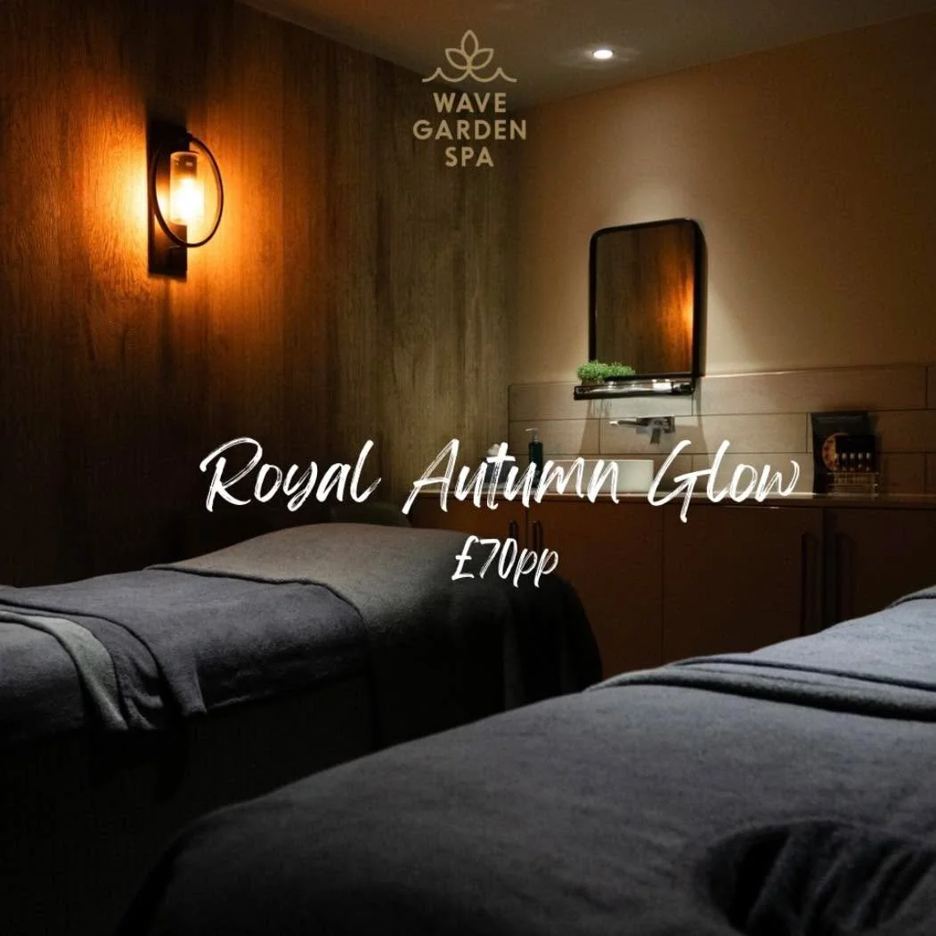 🍂 Royal Autumn Glow - &pound;70 per person 🍂

Step into autumn with a little time just for you. 🍂✨

Our Royal Autumn Glow is the perfect seasonal escape, combining 1 hour of relaxing spa access with a luxurious 50-minute Royal Jelly Destress Facia