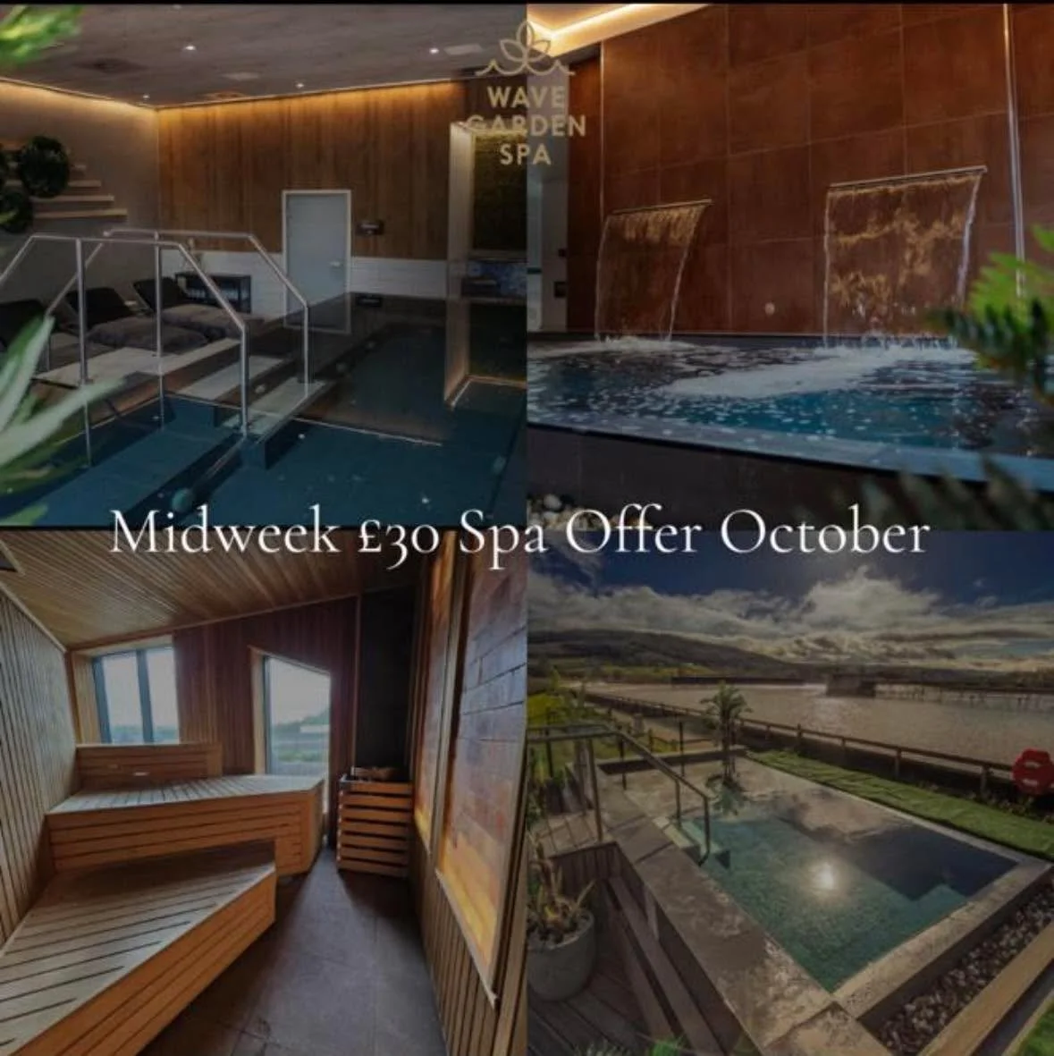 🍂 OCTOBER SPA OFFER 🍂

Need a little autumn escape? 🧖&zwj;♀️✨

Treat yourself to 2 hours of spa time for just &pound;30pp, Monday&ndash;Friday throughout October!

💦 2 hours of spa access
🍂 Monday&ndash;Friday
✨ Just &pound;30 per person

Whethe