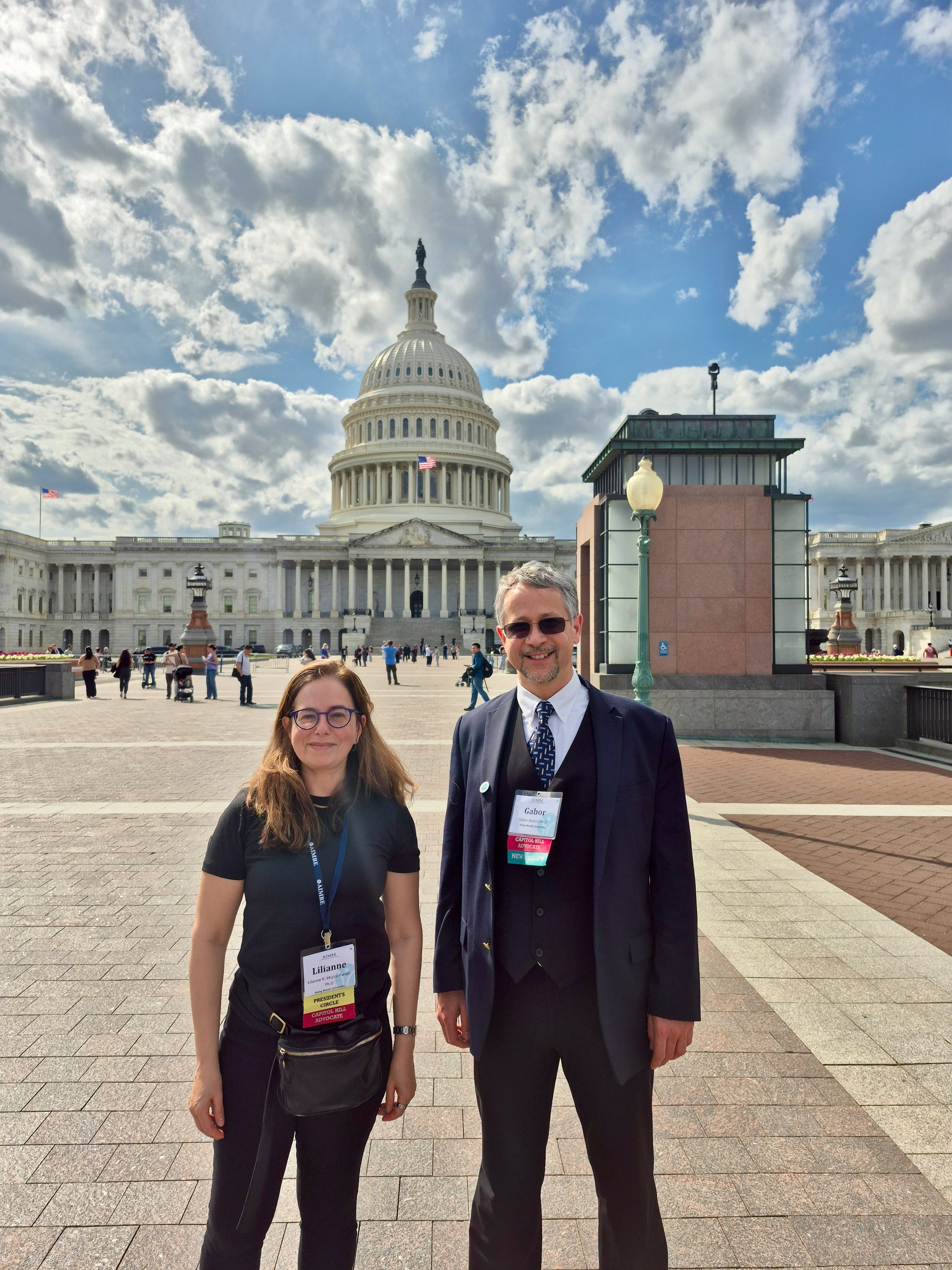 Gábor Balázsi & Lily Mujica-Parodi visited to the Capitol!