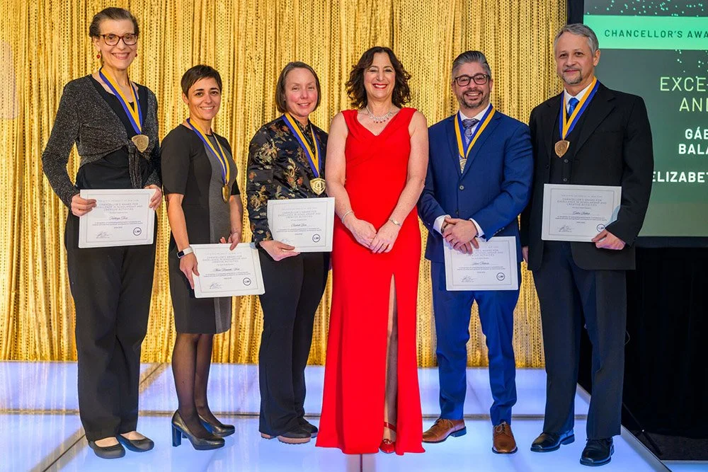 Gábor Balázsi Honored with SUNY Chancellor’s Award
