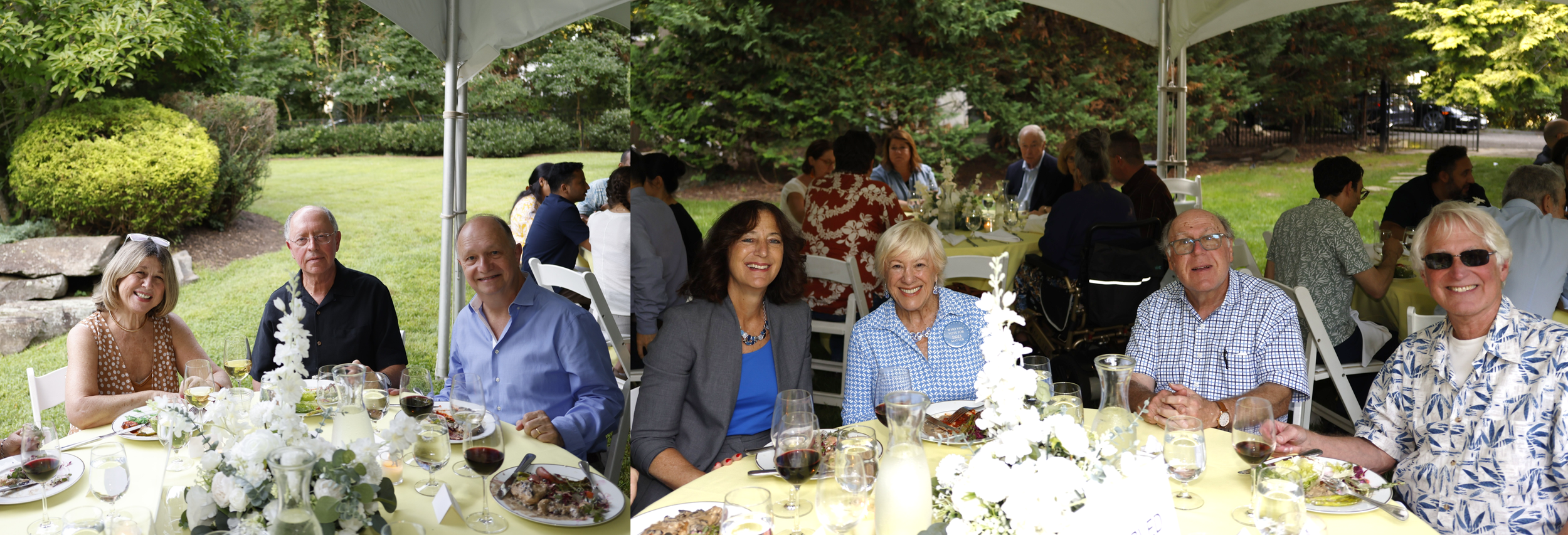The Laufers and President Goldsmith at the LC reception, 8/2026