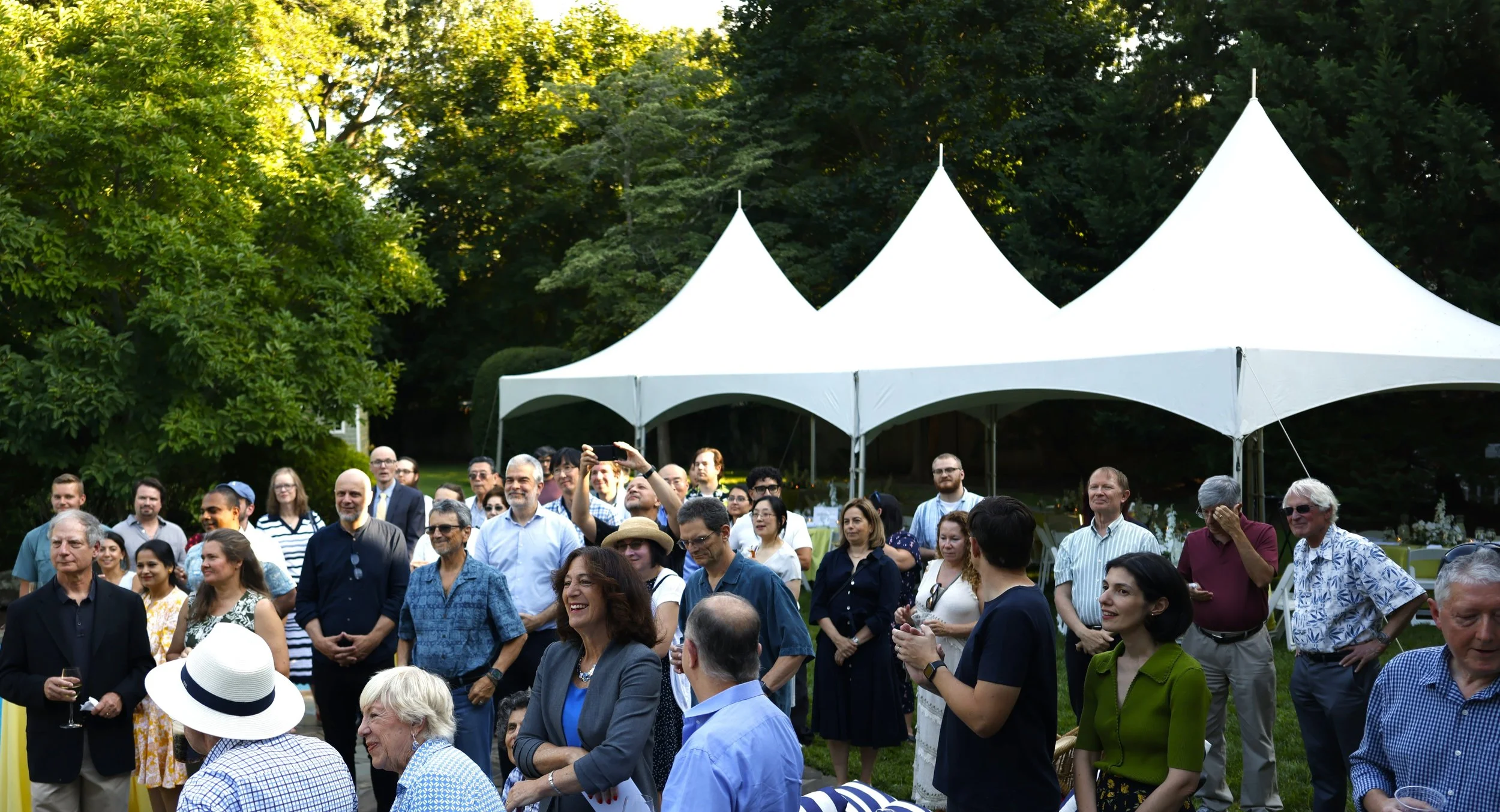 Laufer Center reception at Bahar's home, 8/2026