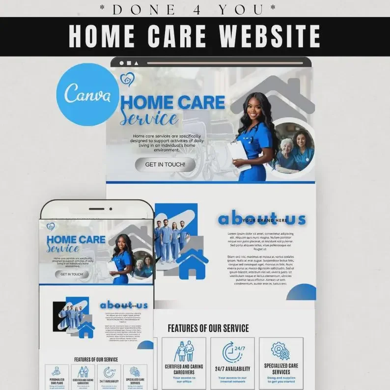 Ultimate Home Care Canva Template Bundle (470+ Editable Designs)