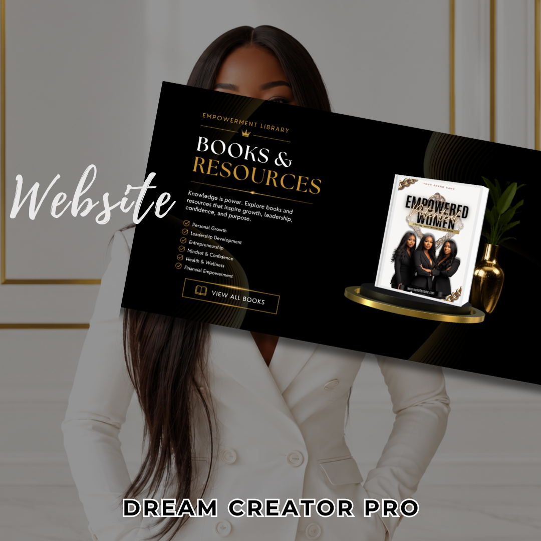 Women Empowerment Website Template | Women's Leadership Canva Website | Community Organization Website | Editable Canva Design