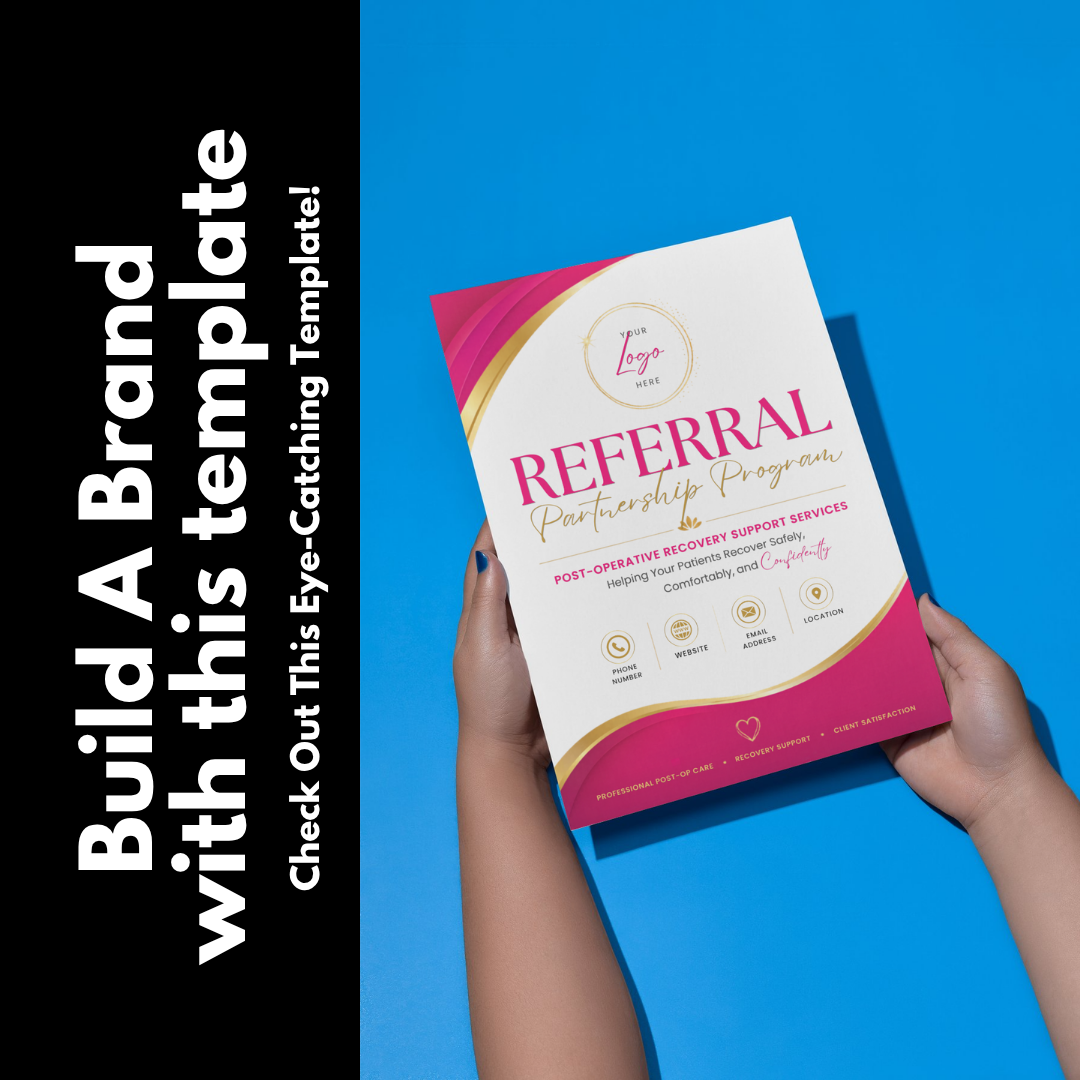 Post-Op Referral Partnership Proposal Template | Medical Spa Partnership Packet | Surgery Recovery Referral Proposal | Editable Canva