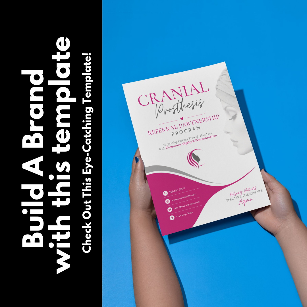 Cranial Prosthesis Referral Partnership Packet Template | Medical Referral Packet Canva Template | Oncology Marketing Kit | Editable Healthcare PDF